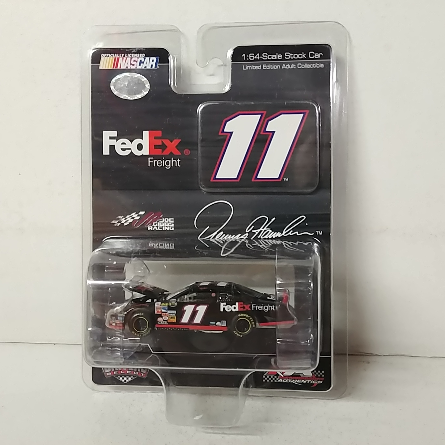 2007 Denny Hamlin 1/64th Fed Ex Freight "Dealer Select" hood open Monte Carlo SS