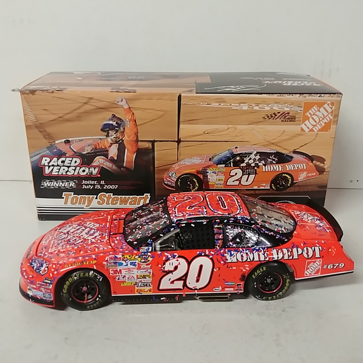 2007 Tony Stewart 1/24th Home Depot "Chicago Win" Monte Carlo SS