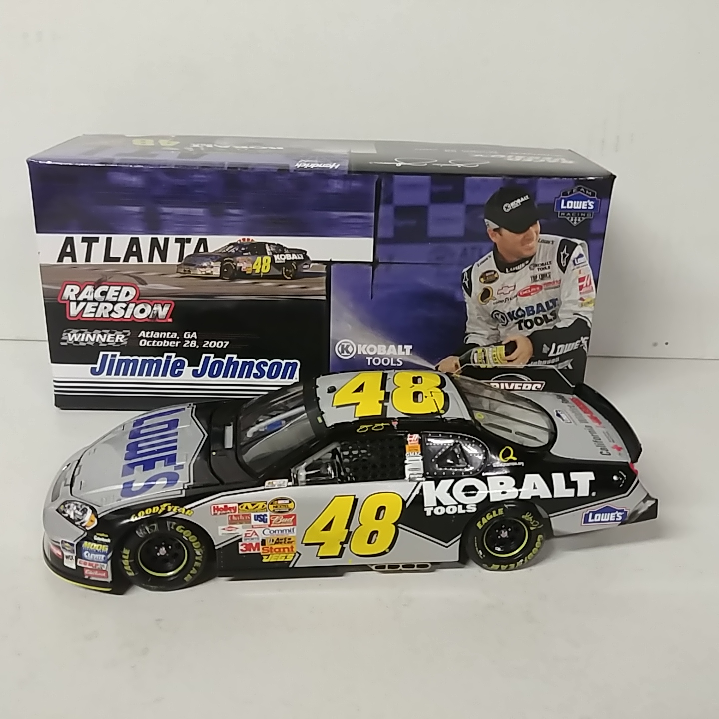 2007 Jimmie Johnson 1/24th Lowe's "Kobalt" "Atlanta Fall Win" Monte Carlo SS