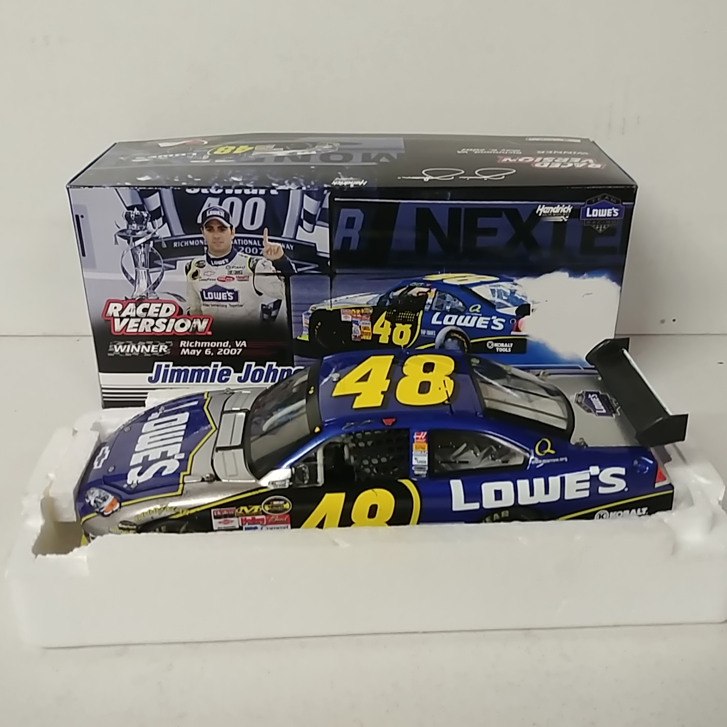 2007 Jimmie Johnson 1/24th Lowes "Car of Tomorrow" "Richmond Spring Win" Impala SS