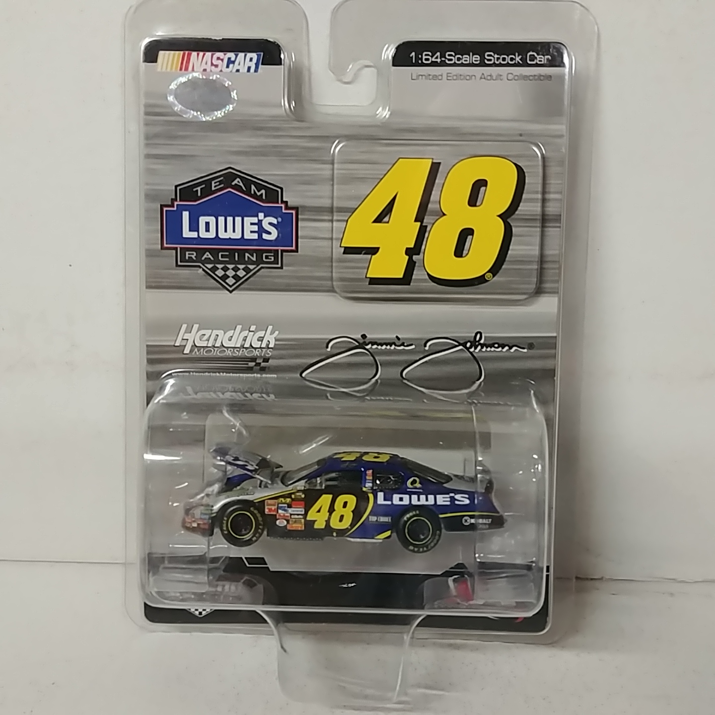 2007 Jimmie Johnson 1/64th Lowe's "Dealer Select" hood open Monte Carlo SS