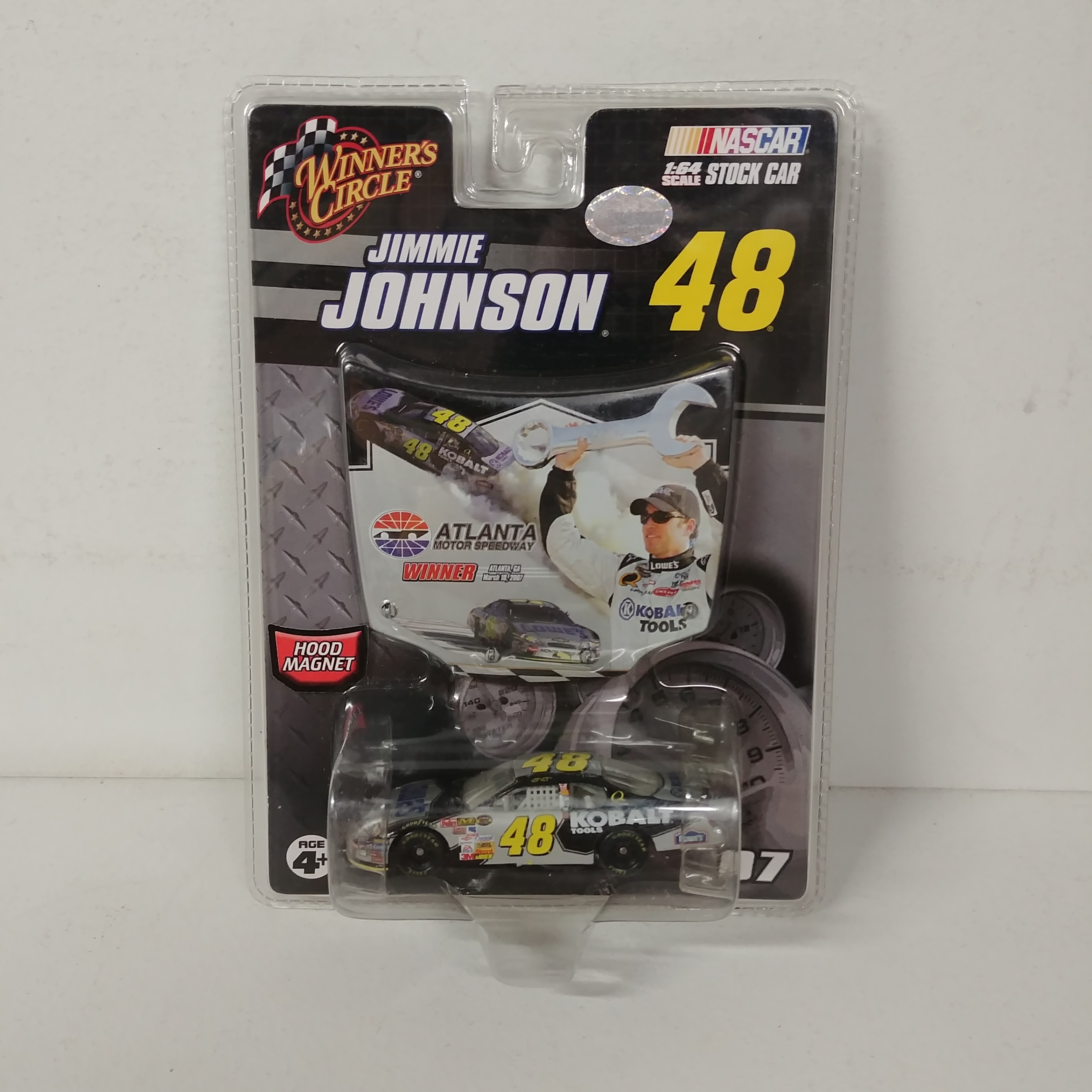 2007 Jimmie Johnson 1/64th Lowes/Kobalt "Atlanta Win" car