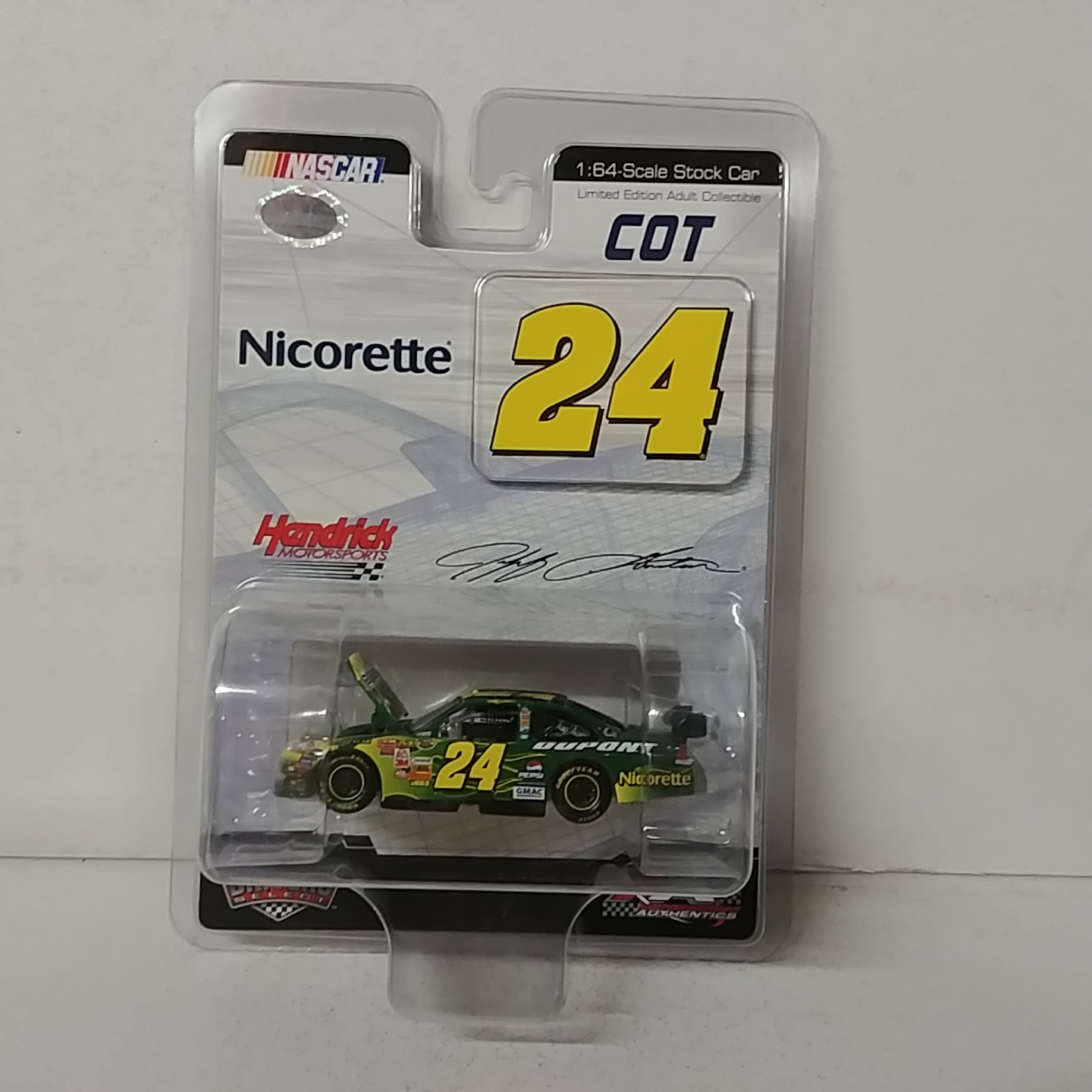 2007 Jeff Gordon 1/64th Dupont/Nicorette "Car of Tomorrow" "Dealer Select" hood open Impala SS