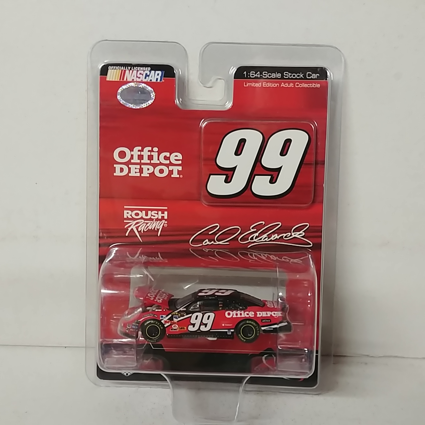 2007 Carl Edwards 1/64th Office Depot "Dealer Select" hood open Fusion