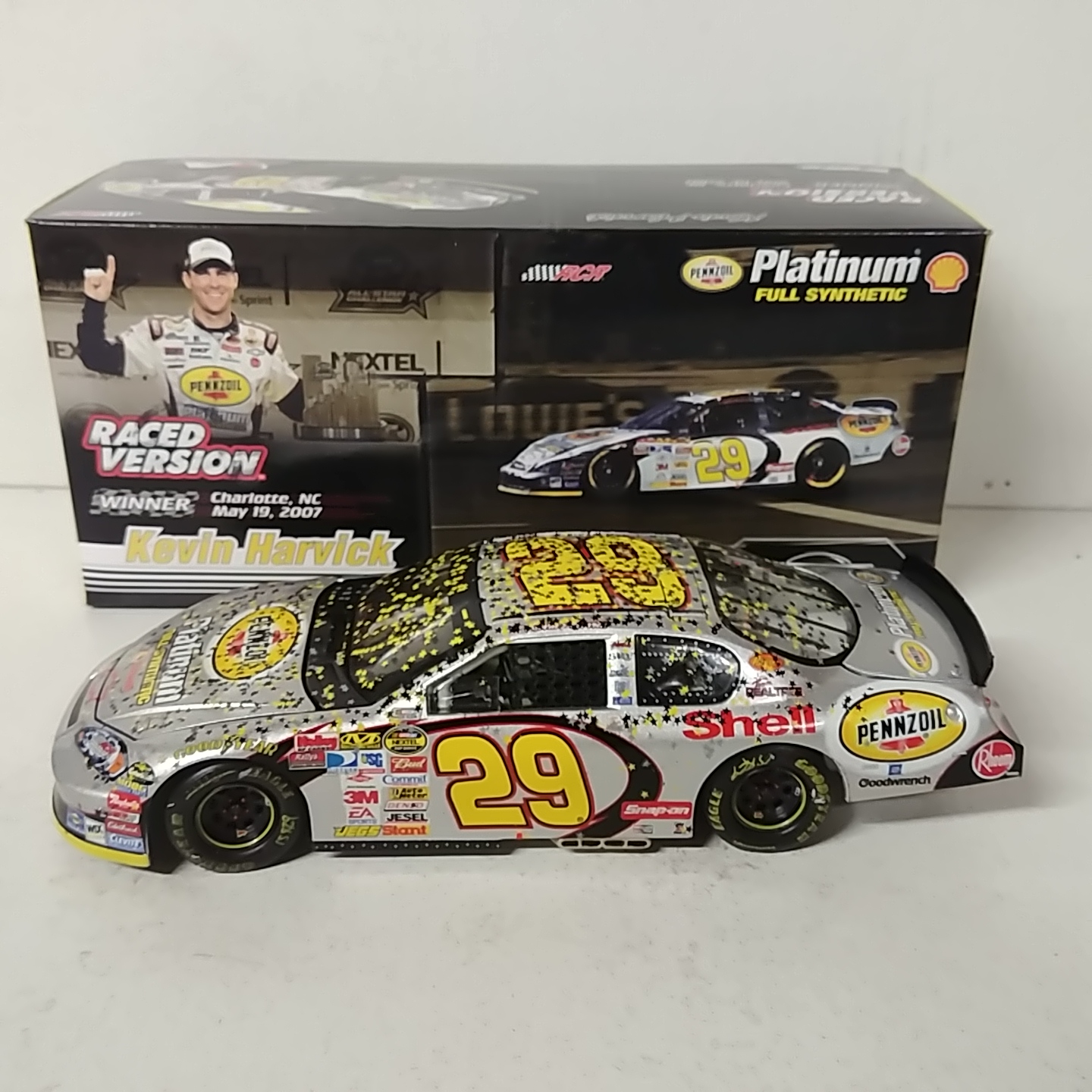 2007 Kevin Harvick 1/24th Pennzoil Platium Full Synthetic "All-Star Win" Monte Carlo SS