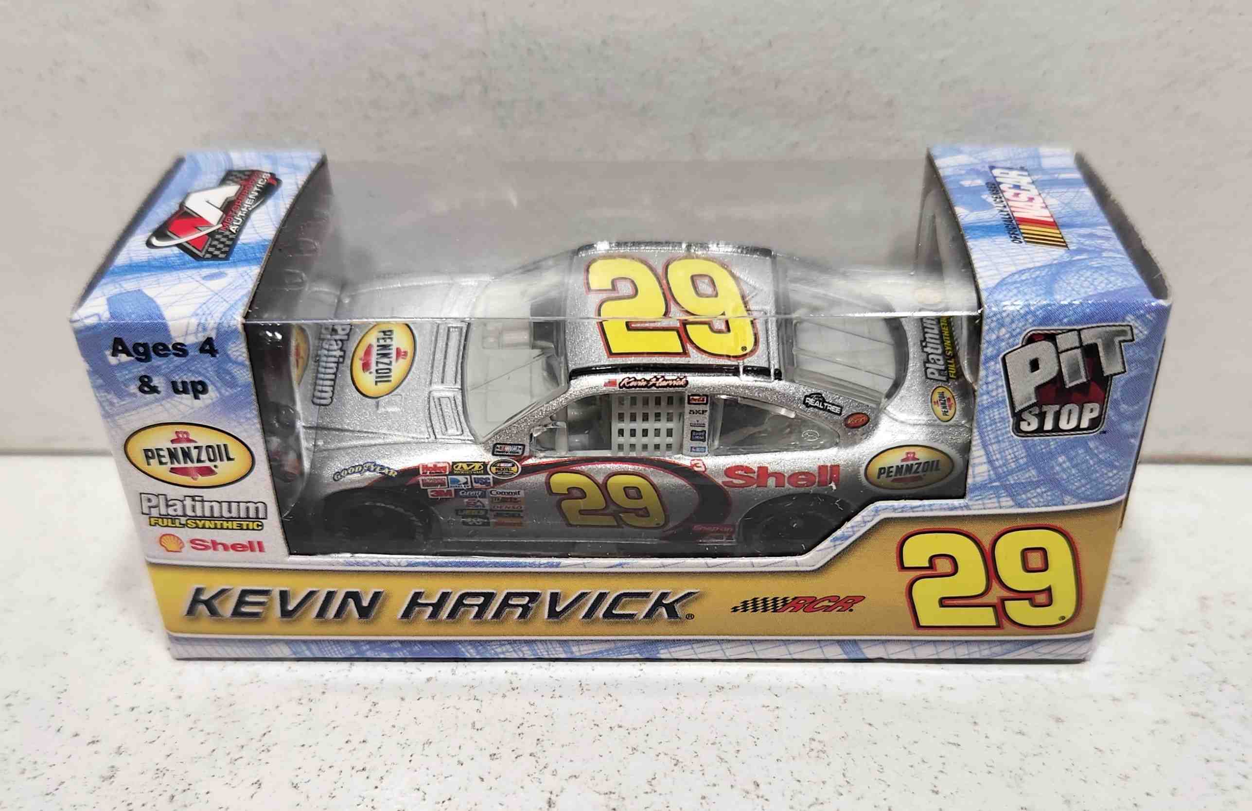 2007 Kevin Harvick 1/64th Pennzoil Platinum Full Synthetic "Car of Tomorrow" "Pitstop Series" Monte Carlo SS