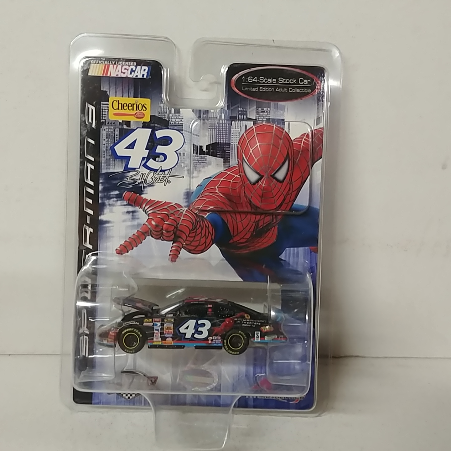 2007 Bobby Labonte 1/64th "Spiderman" "Dealer Select" hood open Charger