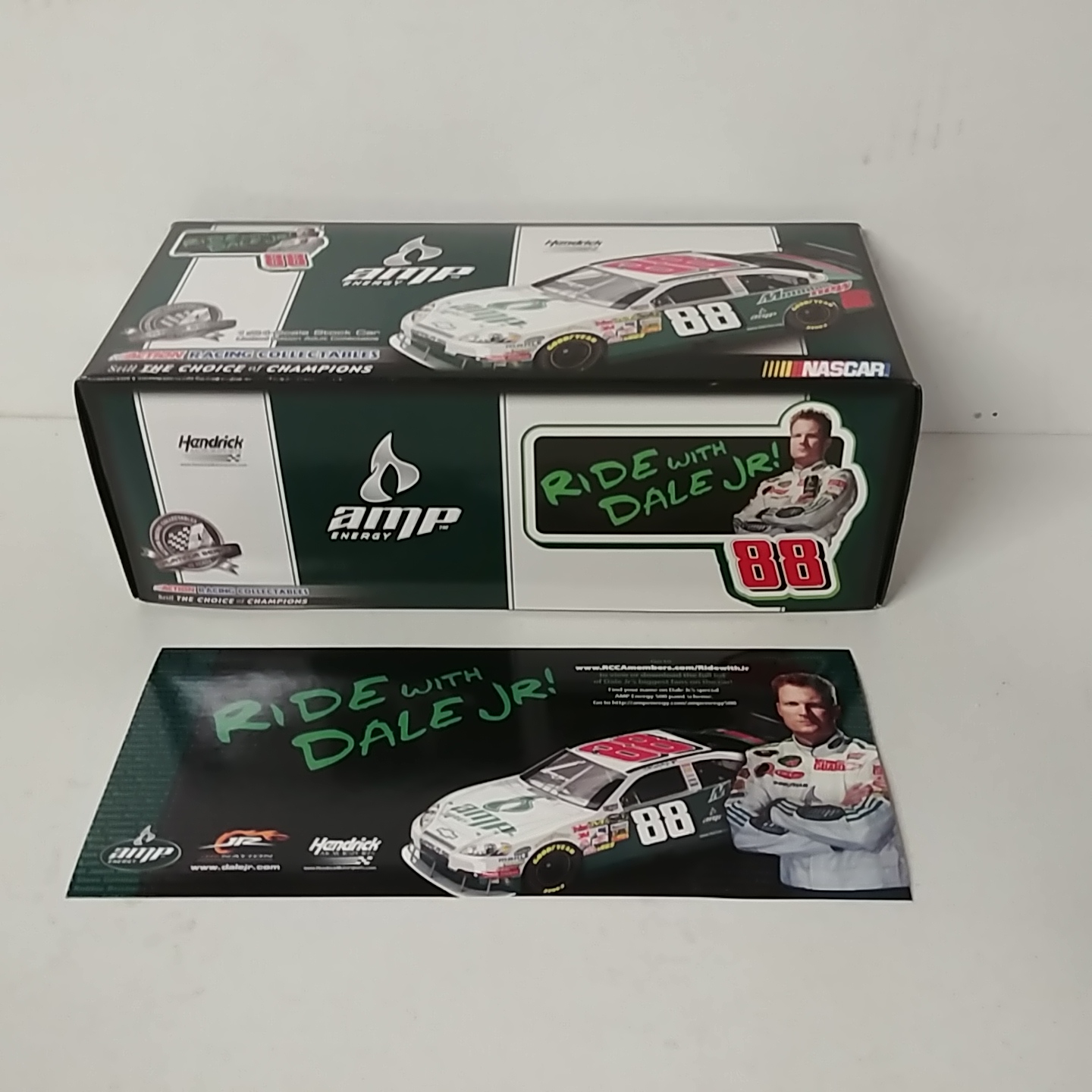 2008 Dale Earnhardt Jr 1/24th AMP "Ride With Jr" car