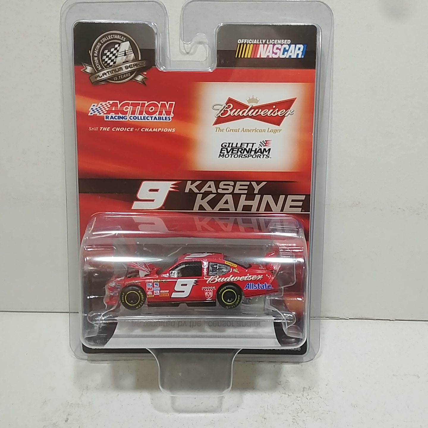 2008 Kasey Kahne 1/64th Budweiser ARC Hood Open Charger