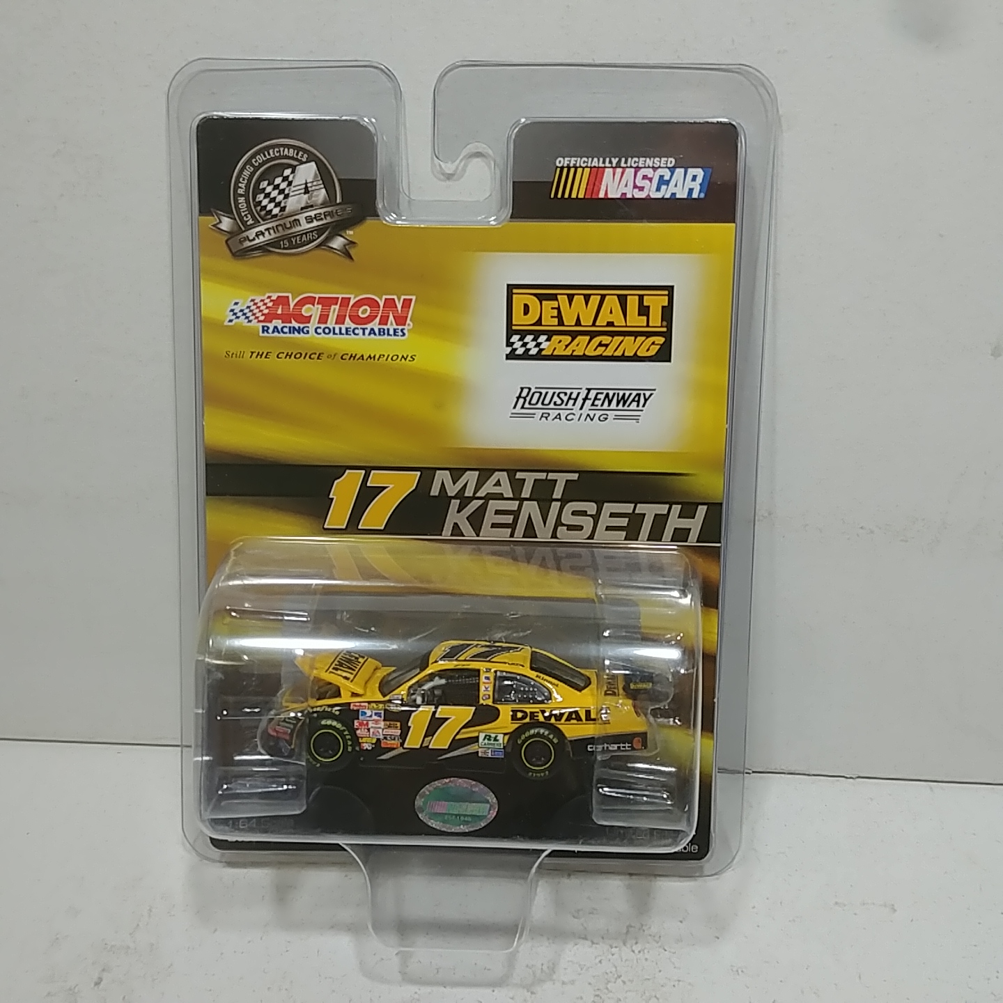 2008 Matt Kenseth 1/64th Dewalt ARC Hood Open Fusion