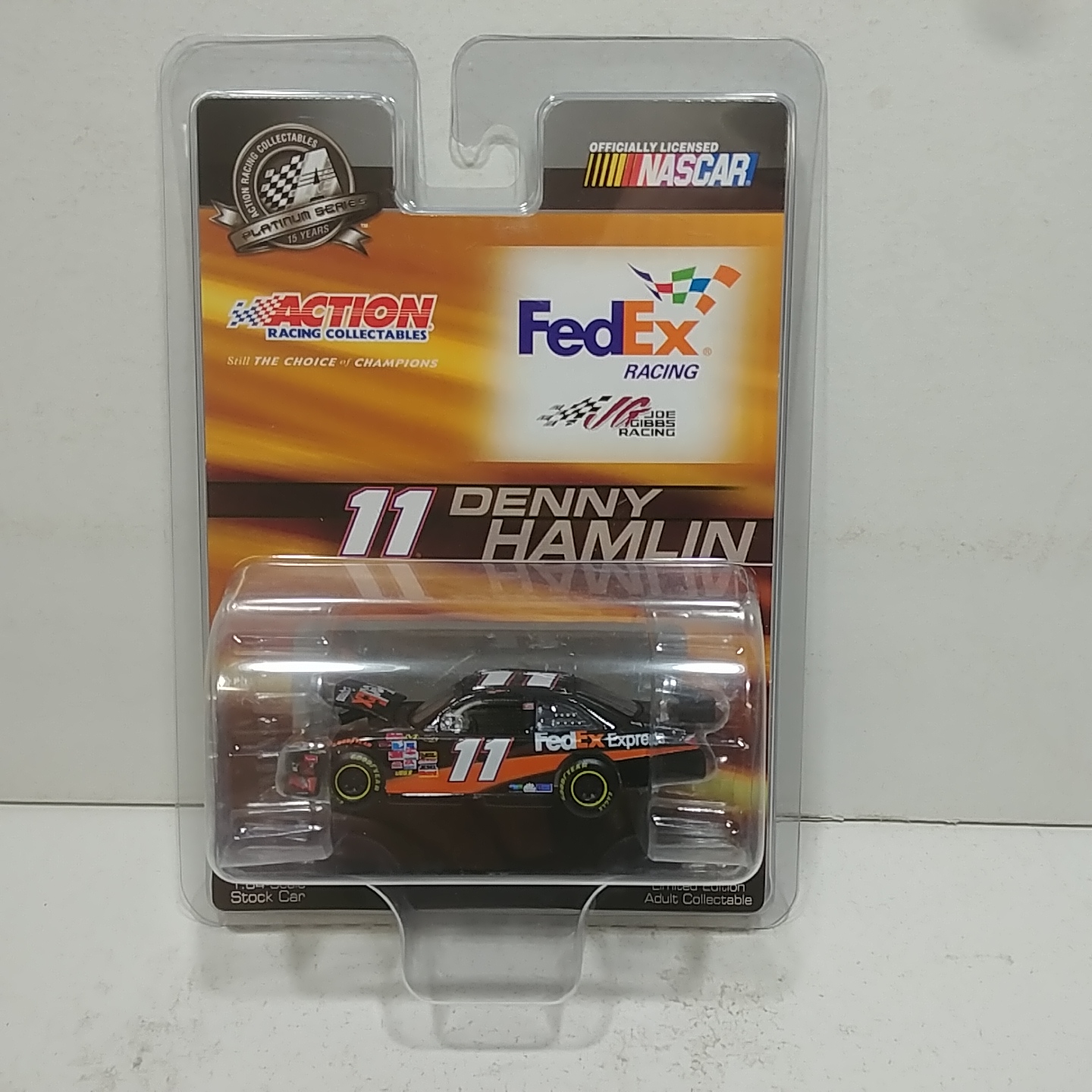 2008 Denny Hamlin 1/64th Fed Ex Express ARC Hood Open Camry