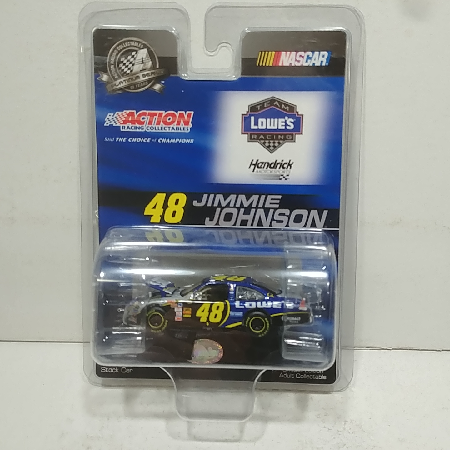 2008 Jimmie Johnson 1/64th Lowe's ARC Hood Open Impala SS
