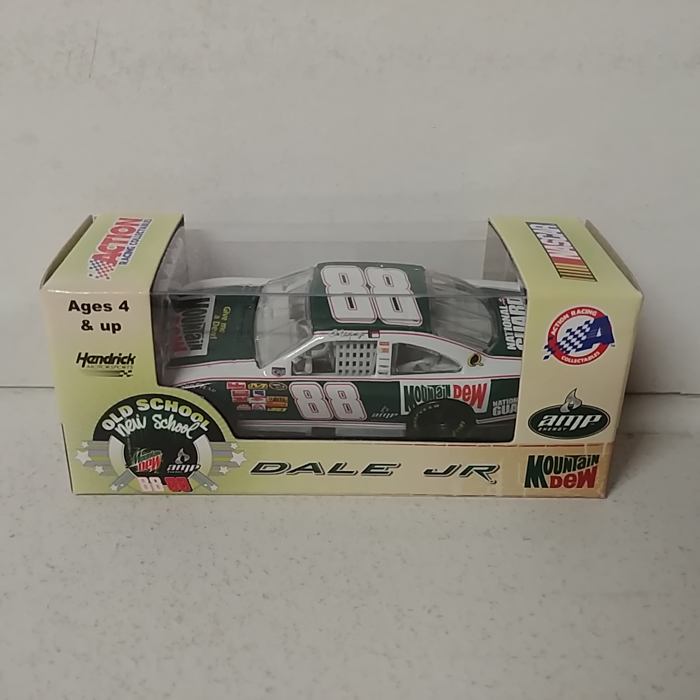 2008 Dale Earnhardt Jr 1/64th Mountain Dew "Old School/New School" Pitstop Series car