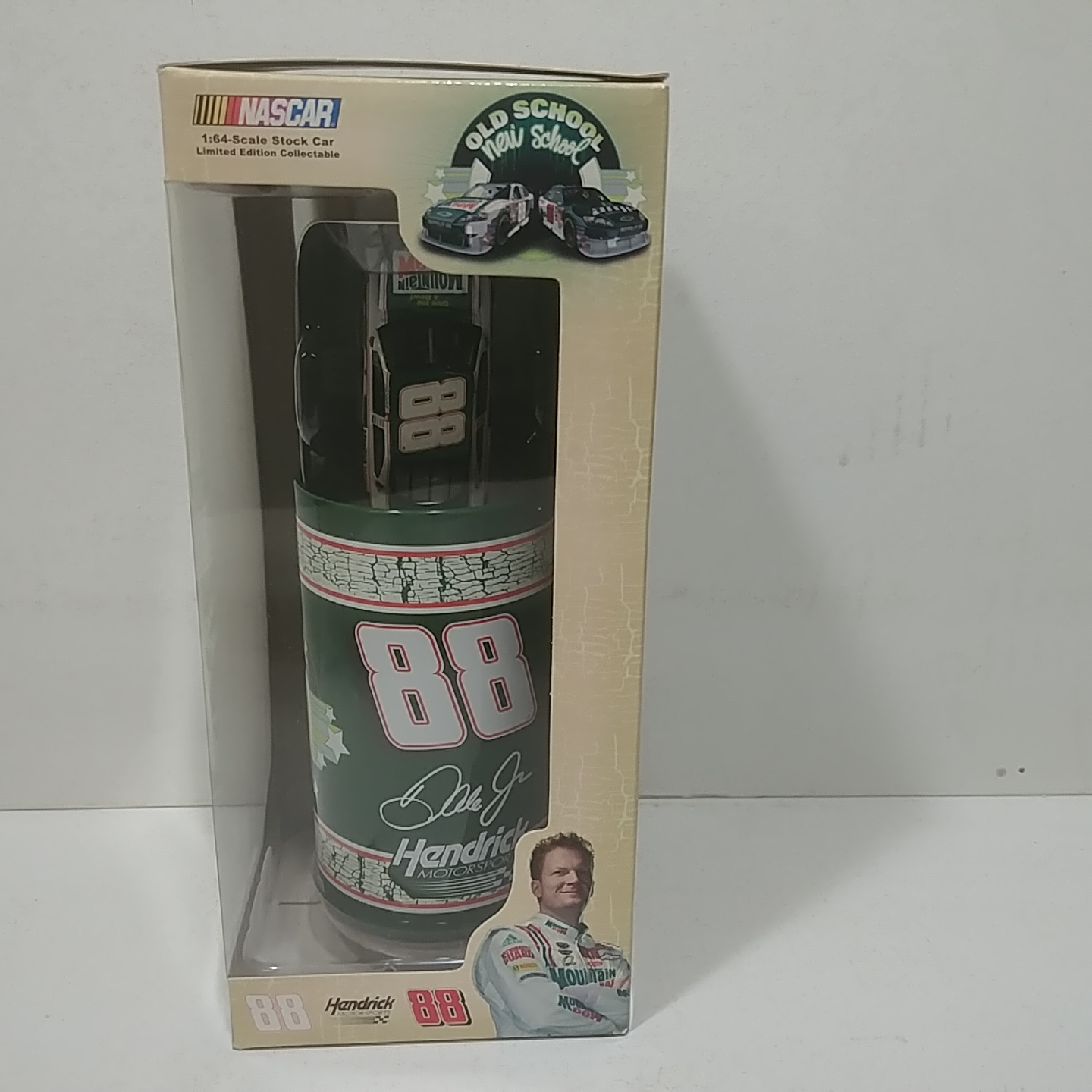 2008 Dale Earnhardt Jr 1/64th Mountain Dew "Old School/New School" hood open Impala SS in Can