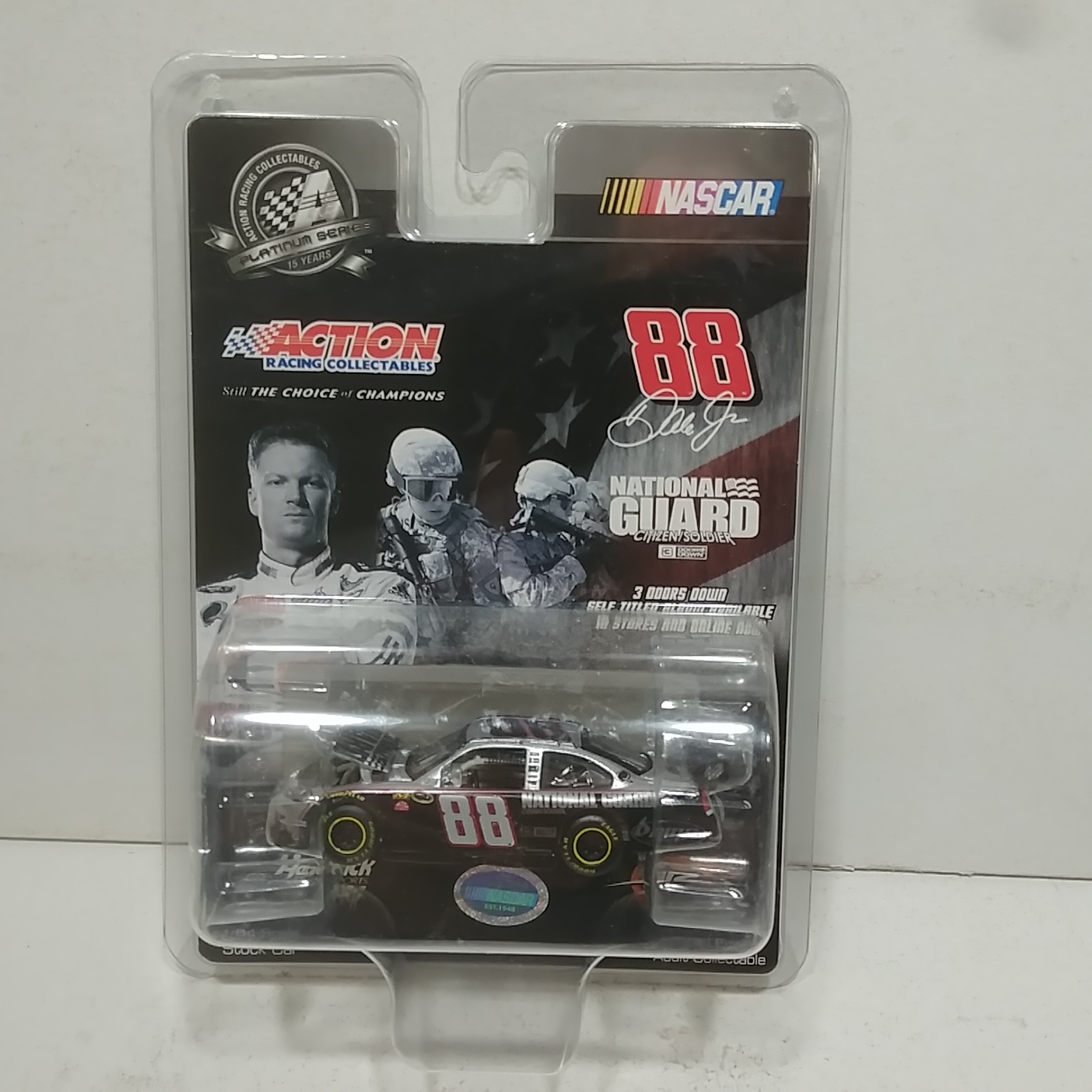 2008 Dale Earnhardt Jr 1/64th National Guard "All-Star Race" "Citizen Soldier 3 Doors Down" hood open Impala SS