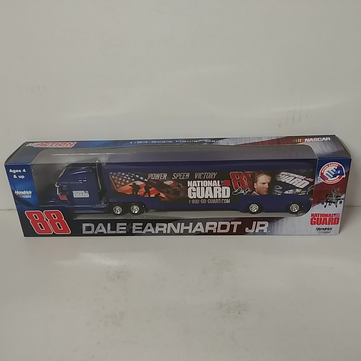 2008 Dale Earnhardt Jr 1/64th National Guard Hauler Bank