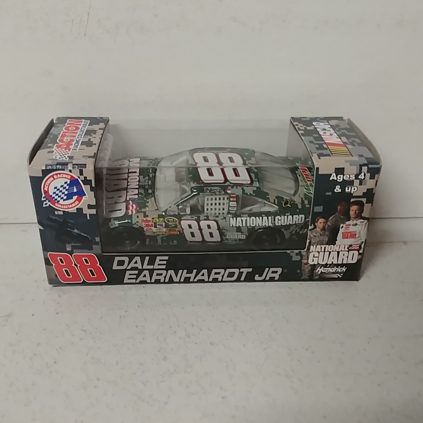2008 Dale Earnhardt Jr 1/64th National Guard "Defending Freedom" Camo Pitstop Series car