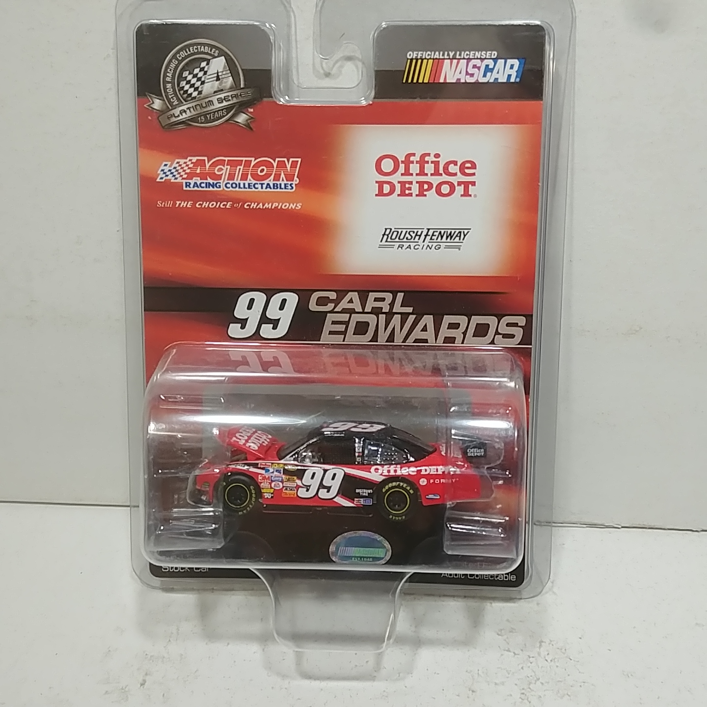 2008 Carl Edwards 1/64th Office Depot ARC Hood Open Fusion