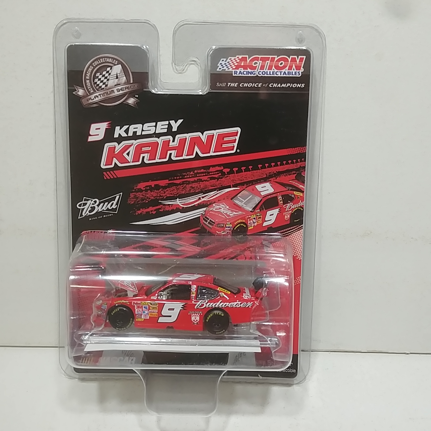 2009  Kasey Kahne 1/64th Budweiser ARC Hood Open Charger