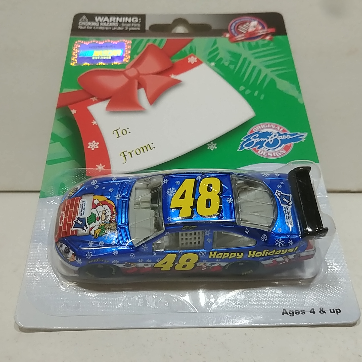 2009 Jimmie Johnson 1/64th Sam Bass "Holiday" Pitstop Series car