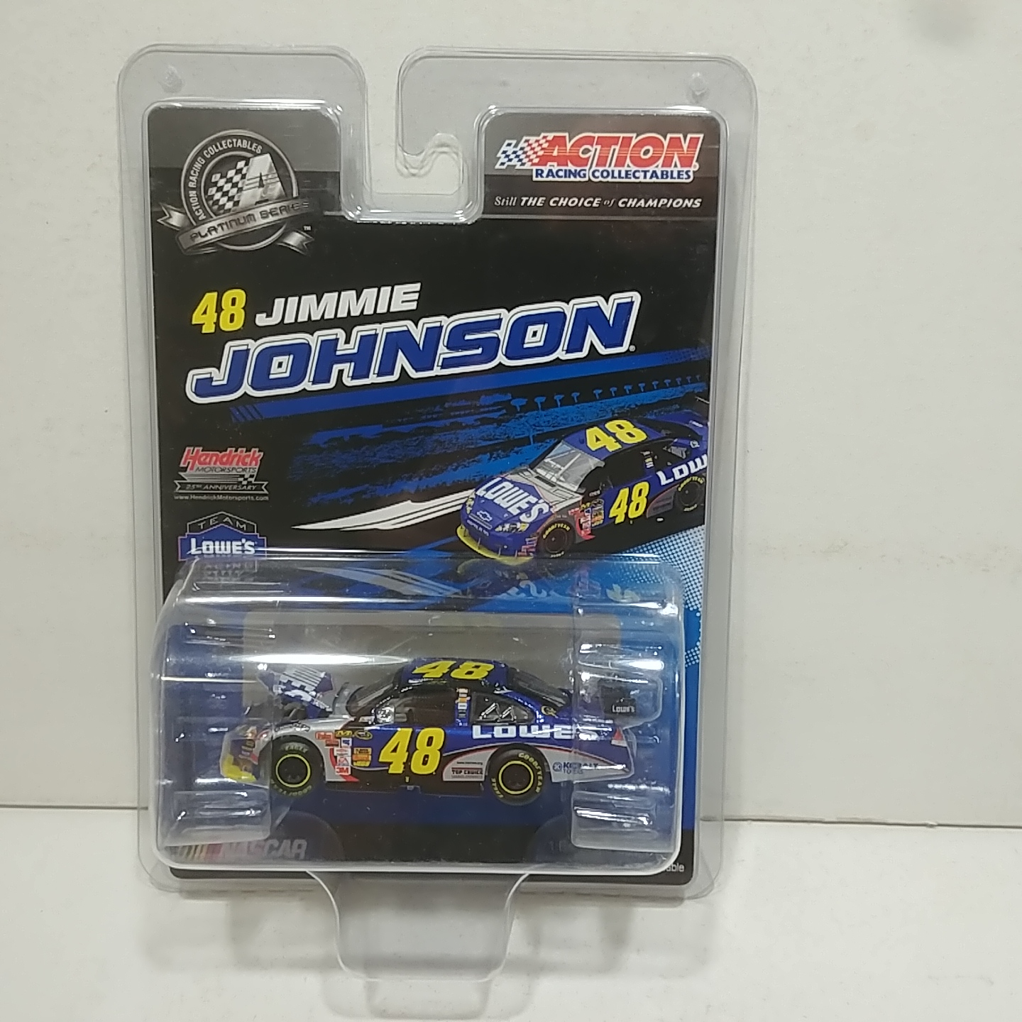 2009 Jimmie Johnson 1/64th Lowes ARC Hood Open Impala SS