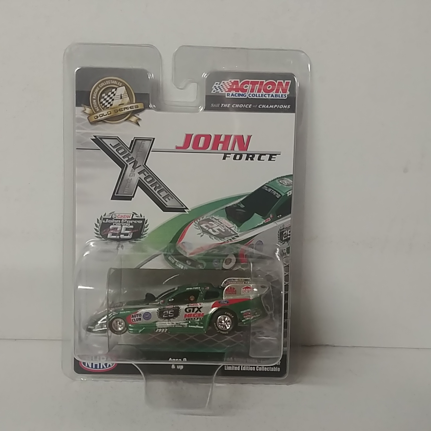 2010 John Force 1/64th Castrol "25th Anniversary" Pitstop Series funny car