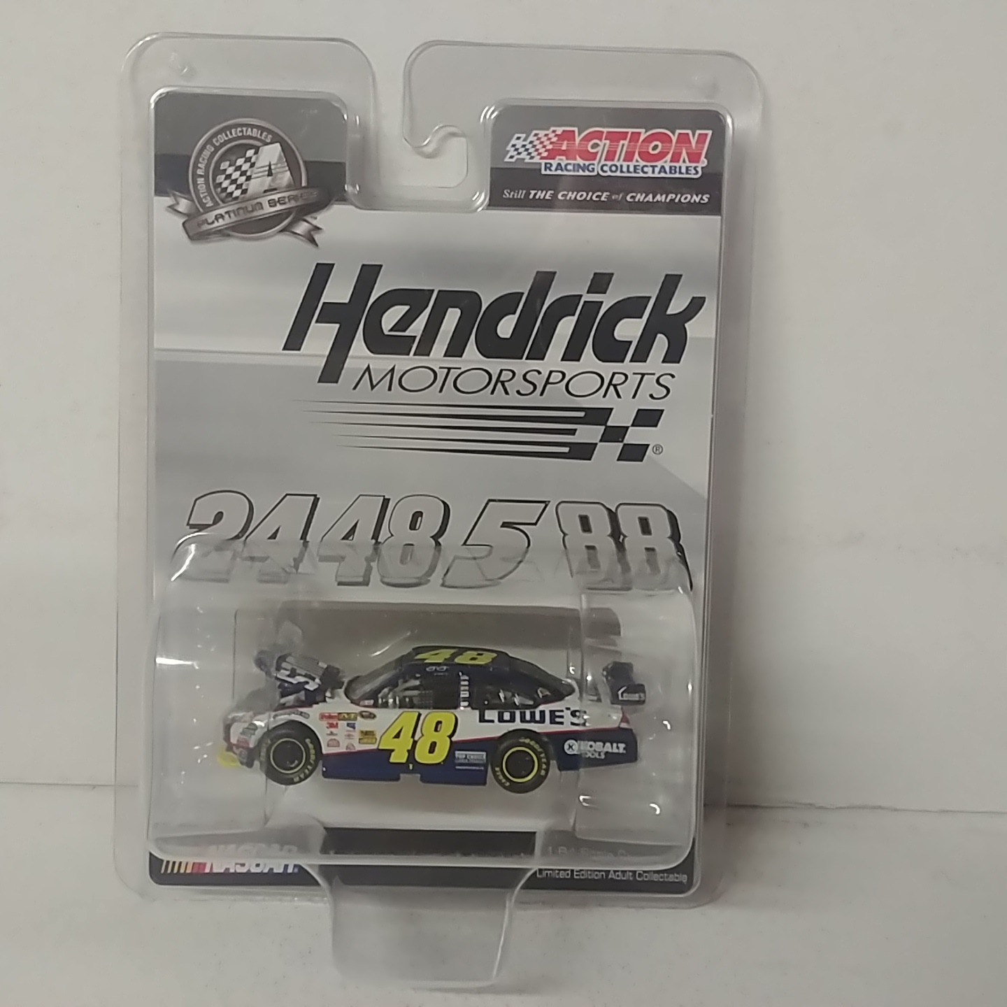 2010 Jimmie Johnson 1/64th Lowe's Hood Open Impala