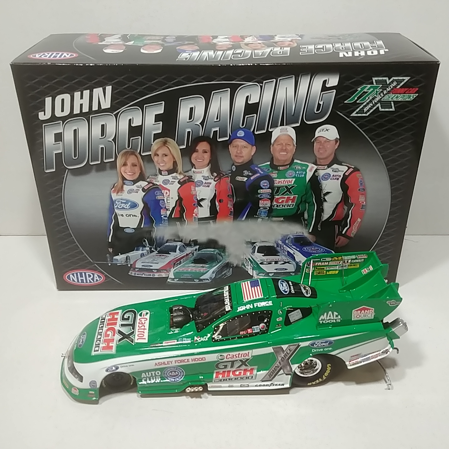 2011 John Force 1/24th Castrol GTX Mustang Funny Car