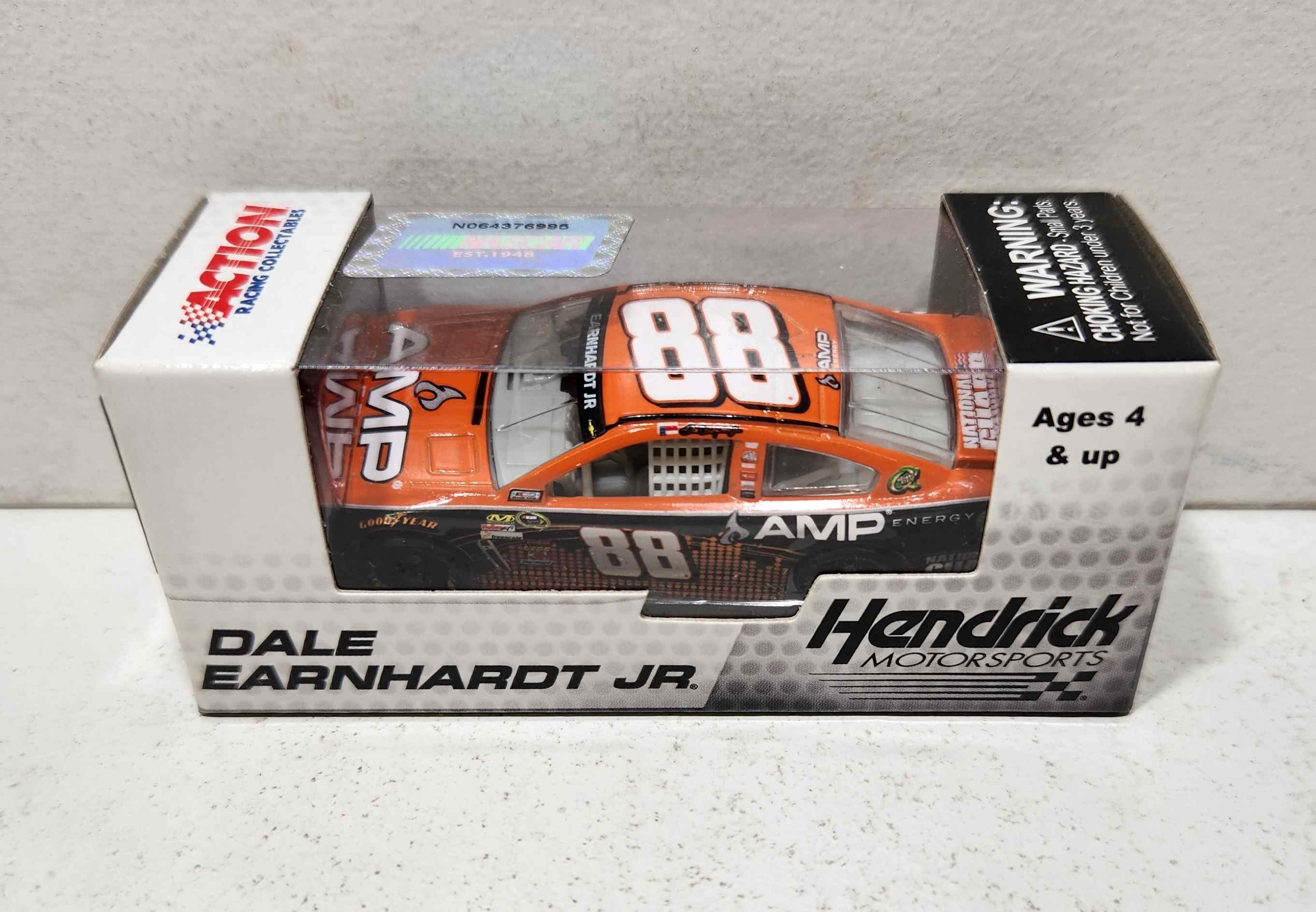 2013 Dale Earnhardt Jr 1/64th AMP Energy "Active Orange" Pitstop Series Chevrolet SS