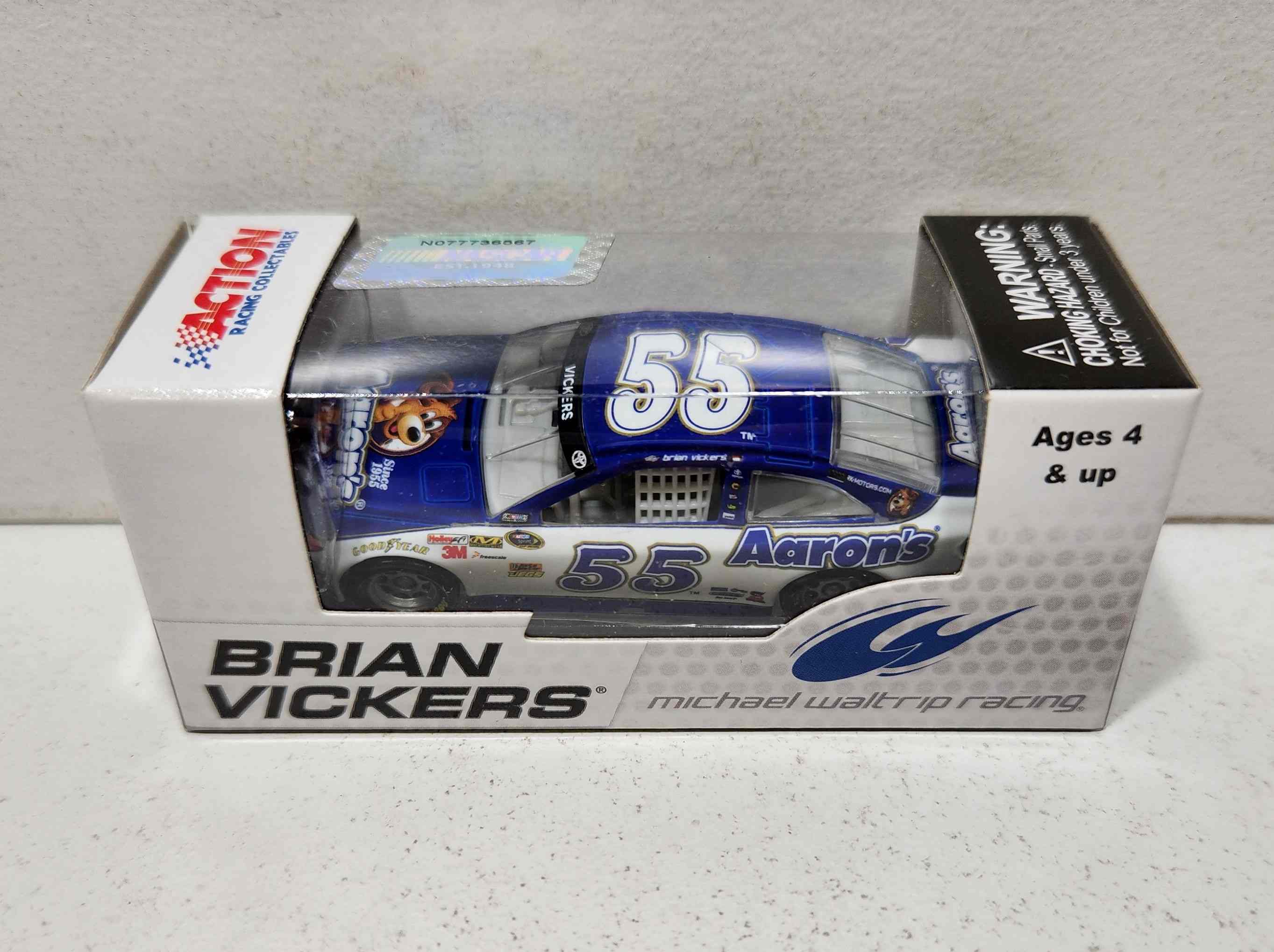 2013 Brian Vickers 1/64th Aaron's Pitstop Series Camry