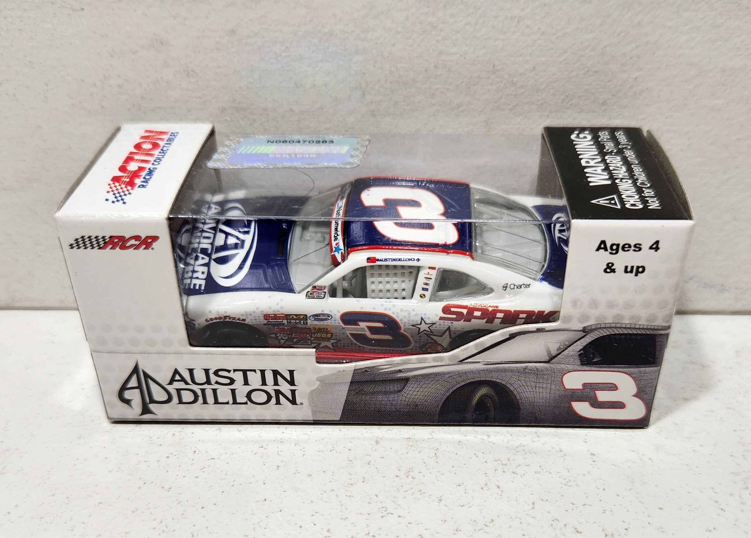2013 Austin Dillon 1/64th Advocare Spark "Salutes" "Nationwide Series" Pitstop Series Camaro