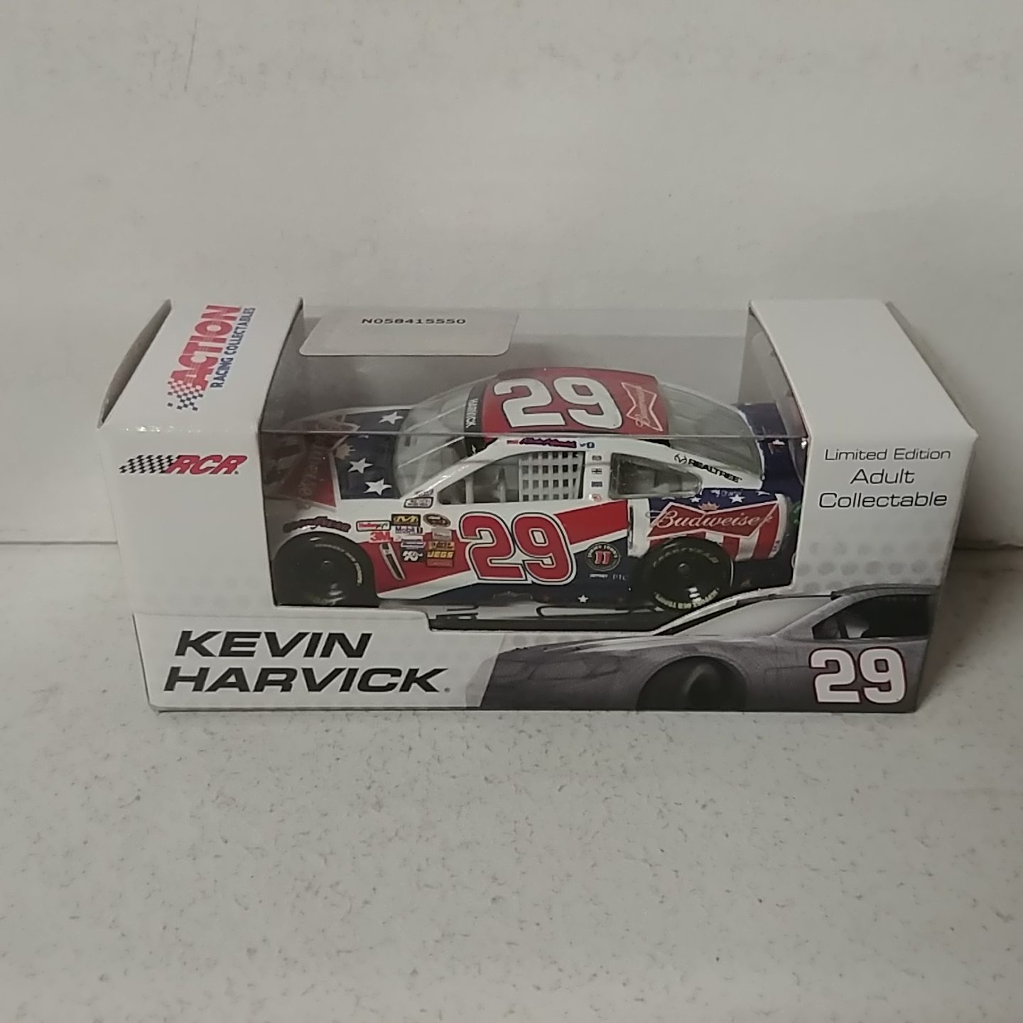 2013 Kevin Harvick 1/64th Budweise "American Salute" Pitstop Series Chevrolet SS