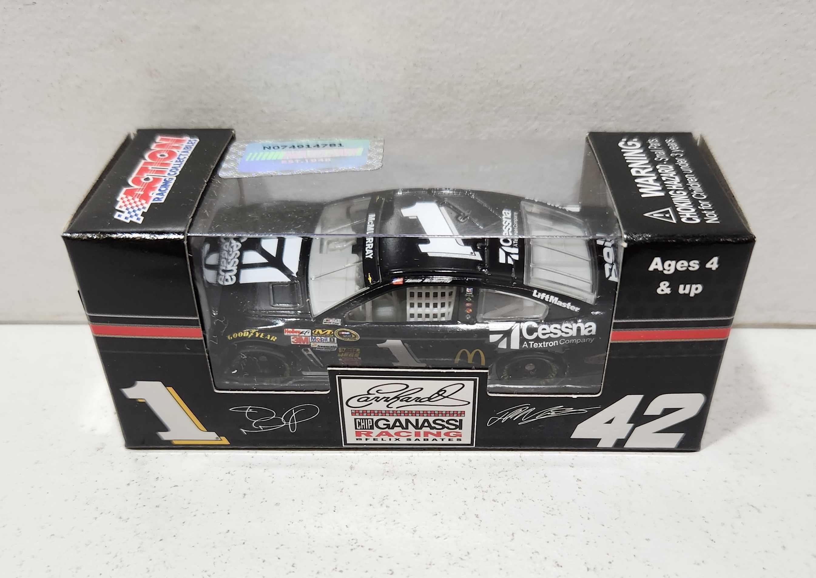 2013 Jamie McMurray 1/64th Cessna Pitstop Series Chevrolet SS