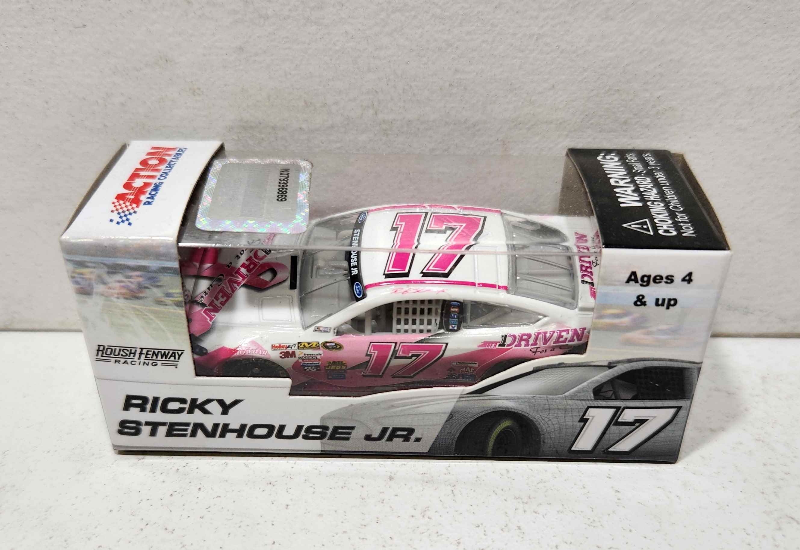 2013 Ricky Stenhouse Jr 1/64th Driven For A Cure "Breast Cancer Awareness" Pitstop Series Fusion