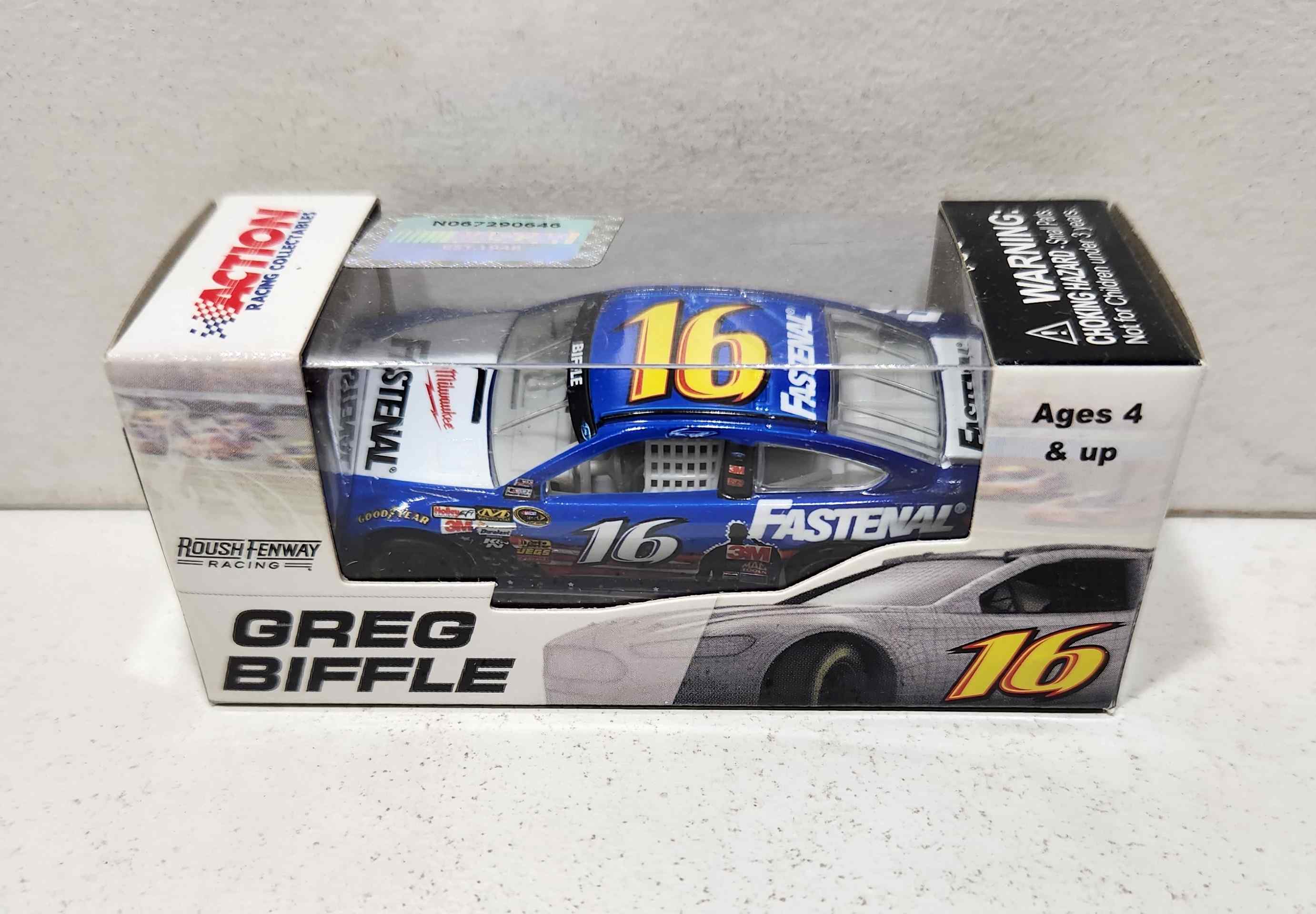 2013 Greg Biffle 1/64th Fastenal "American Salute""Heros" Pitstop Series Fusion