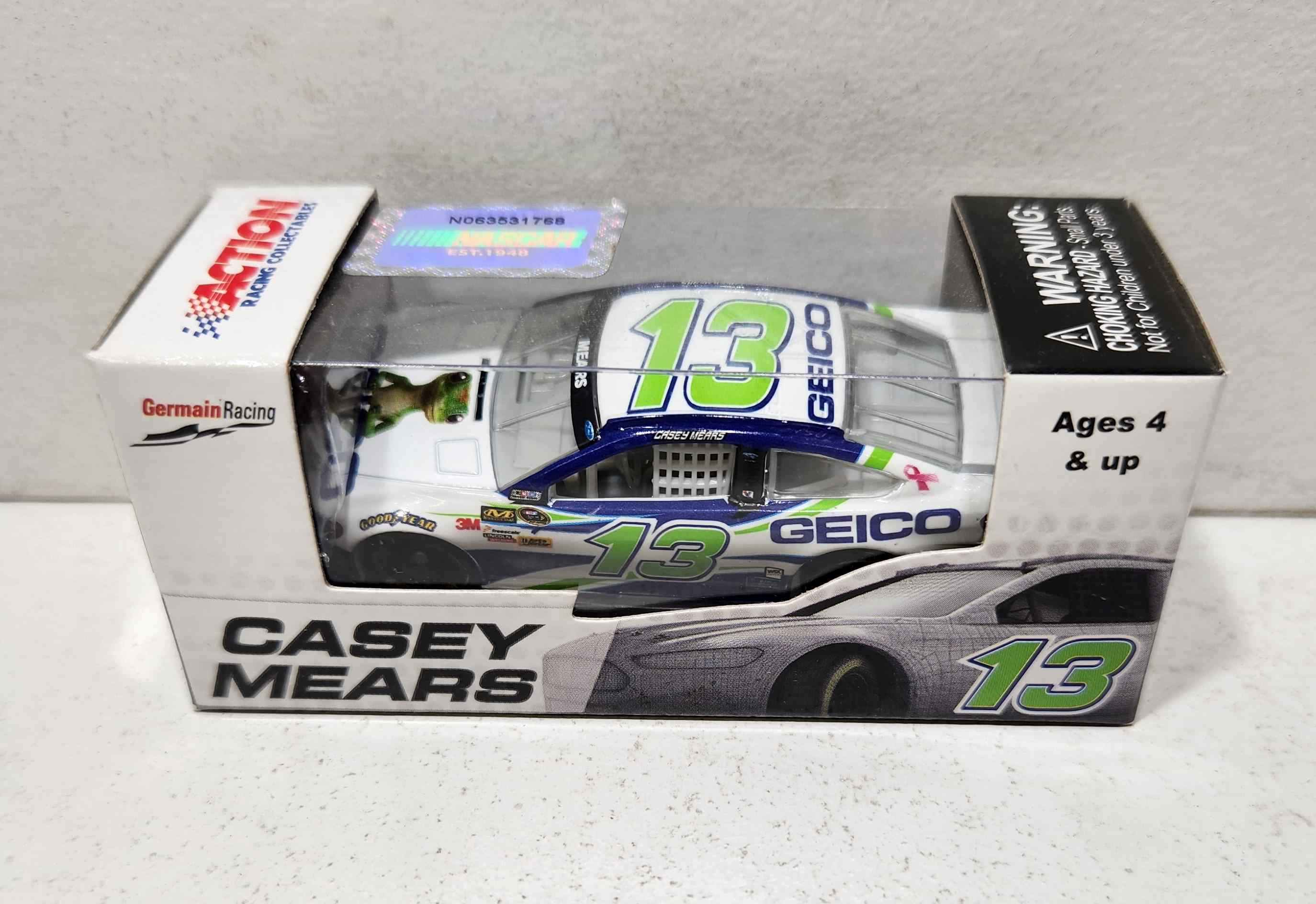 2013 Casey Mears 1/64th Geico Pitstop Series Fusion