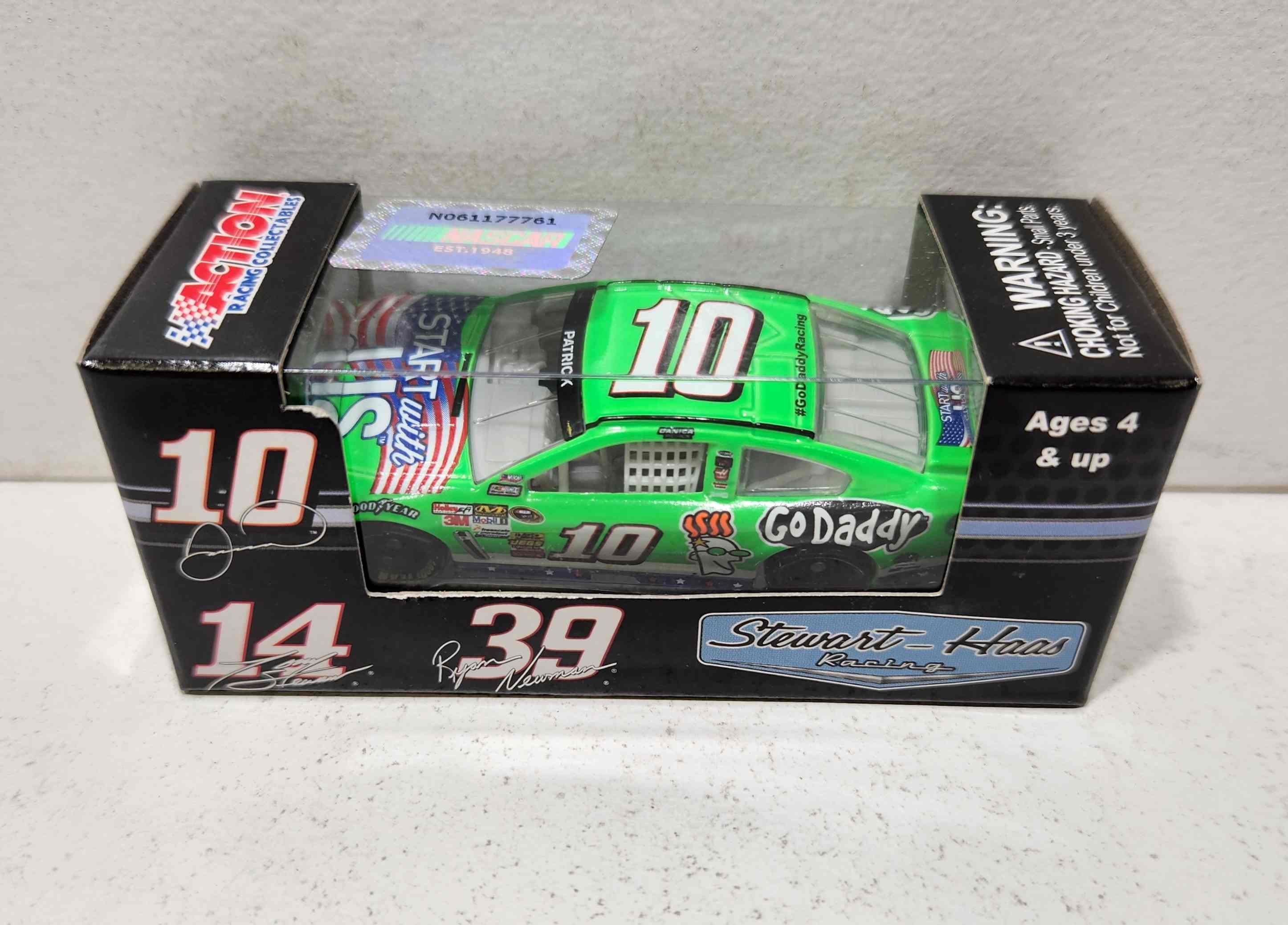 2013 Danica Patrick 1/64th GoDaddy.com "Start With .US" Pitstop Series Chevrolet SS