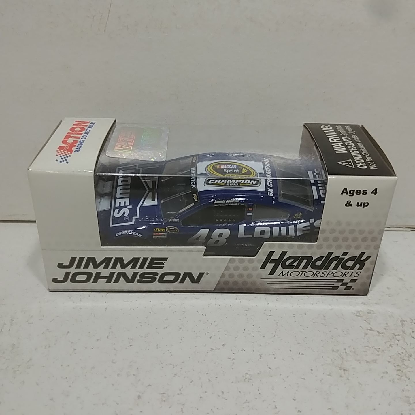 2013 Jimmie Johnson 1/64th Lowes "6 Time Sprint Cup Champion" Pitstop Series Chevrolet SS