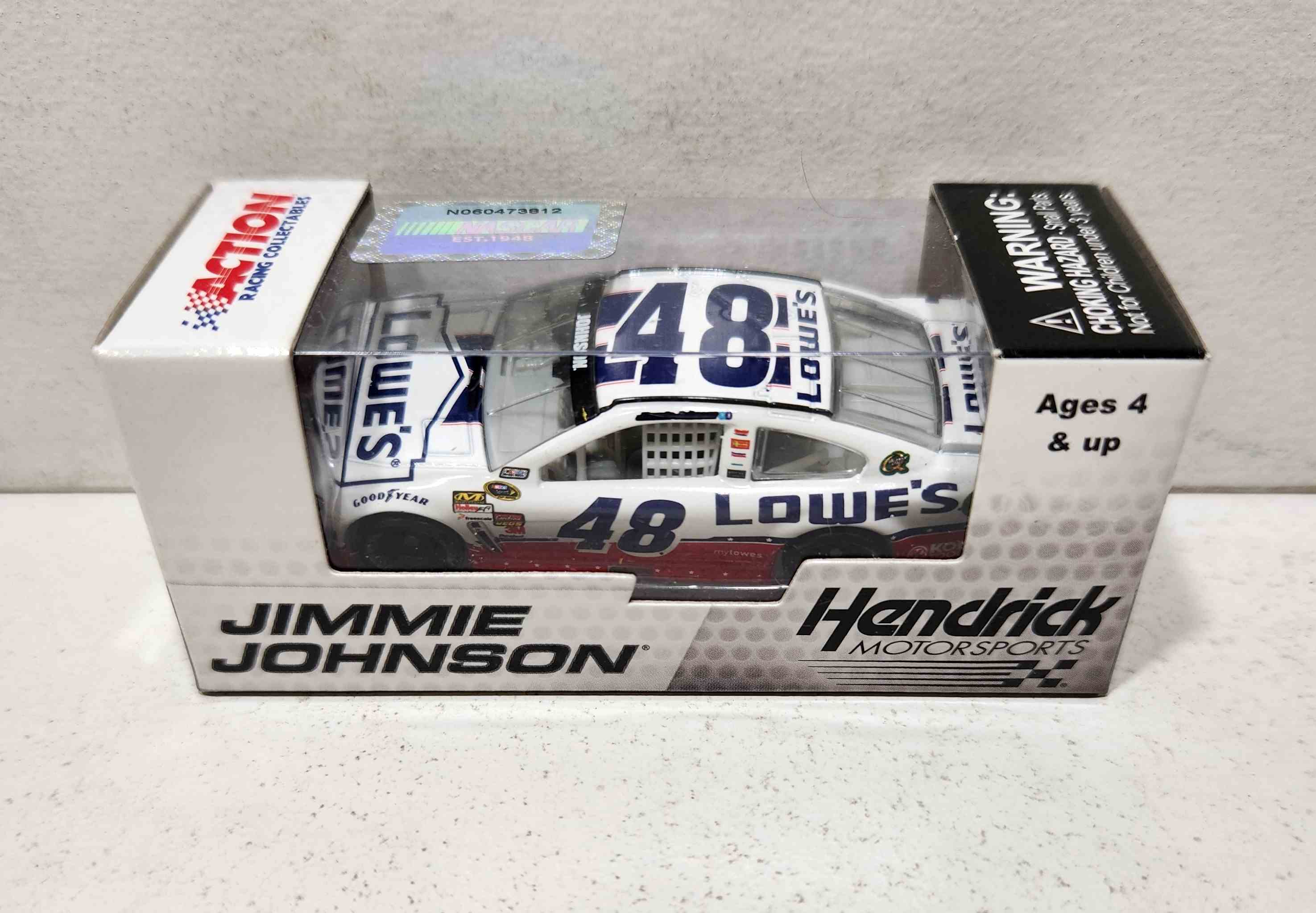 2013 Jimmie Johnson 1/64th Lowe's "American Salute" Pitstop Series Chevrolet SS