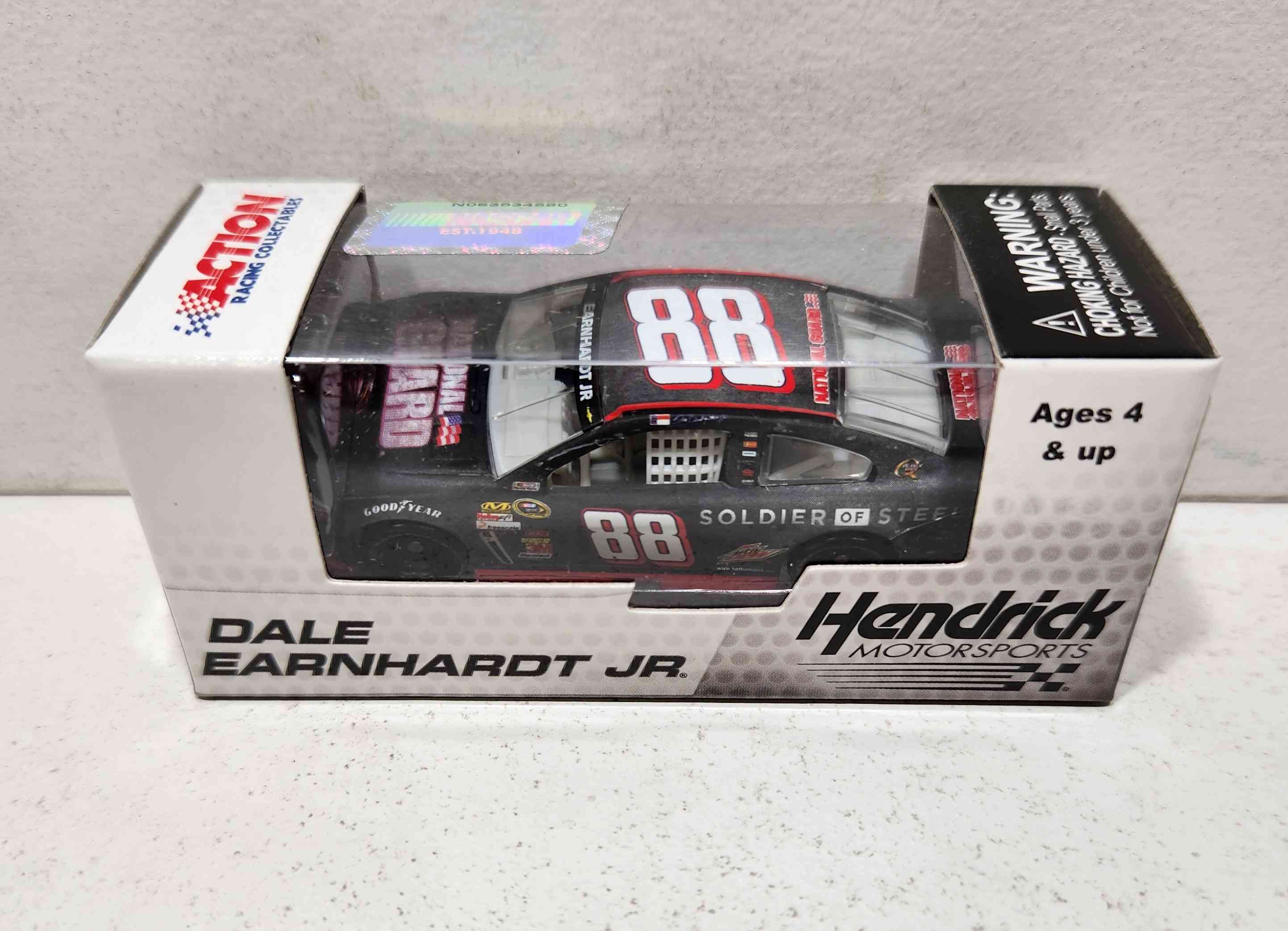 2013 Dale Earnhardt Jr 1/64th National Guard "Soldier Of Steel" Pitstop Series Chevrolet SS