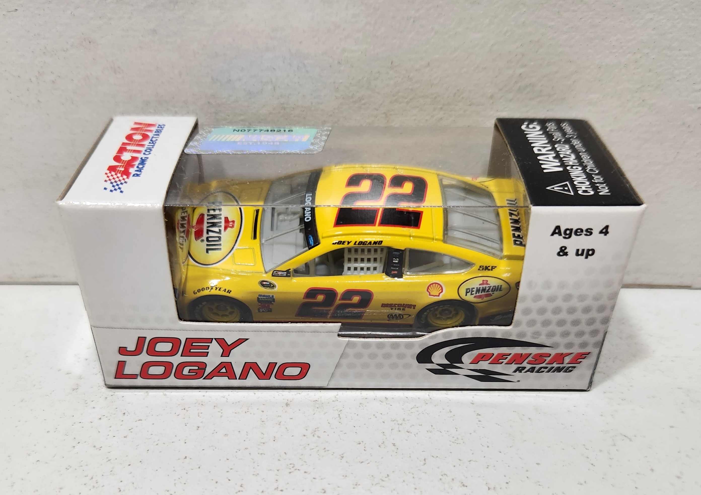 2013 Joey Logano 1/64th Pennzoil  Pitstop Series Fusion