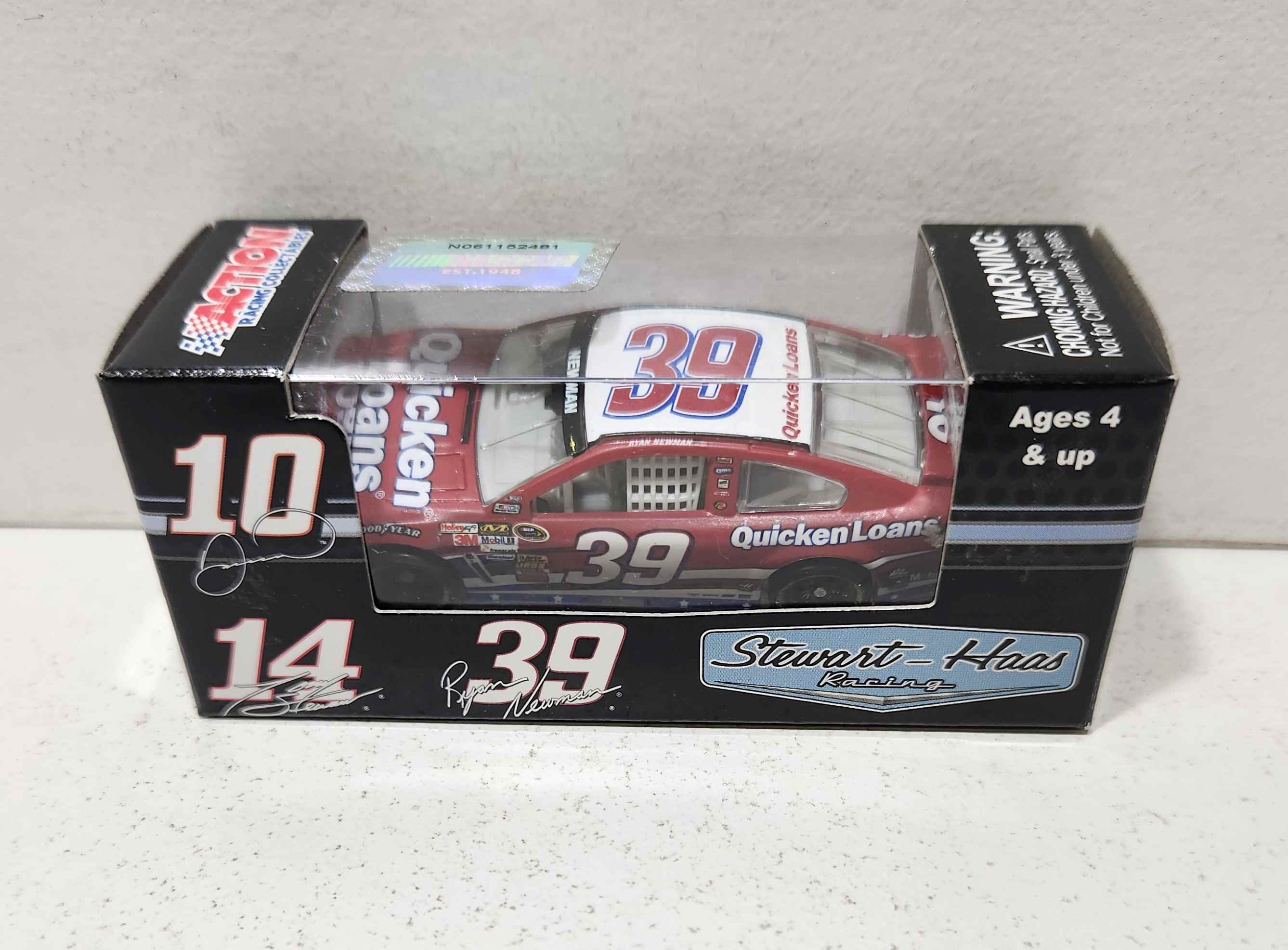 2013 Ryan Newman 1/64th Quicken Loans "American Salute" Pitstop Series Chevrolet SS