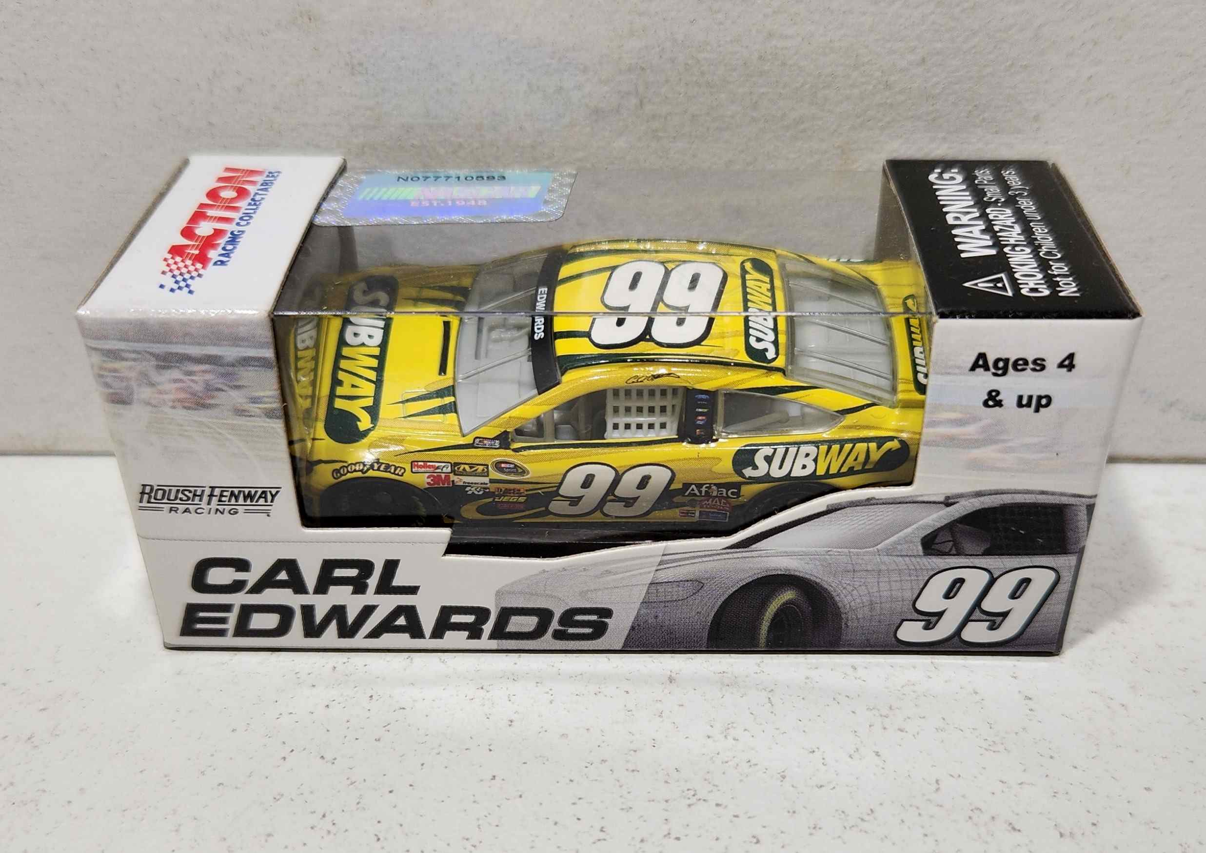 2013 Carl Edwards 1/64th Subway Pitstop Series Fusion