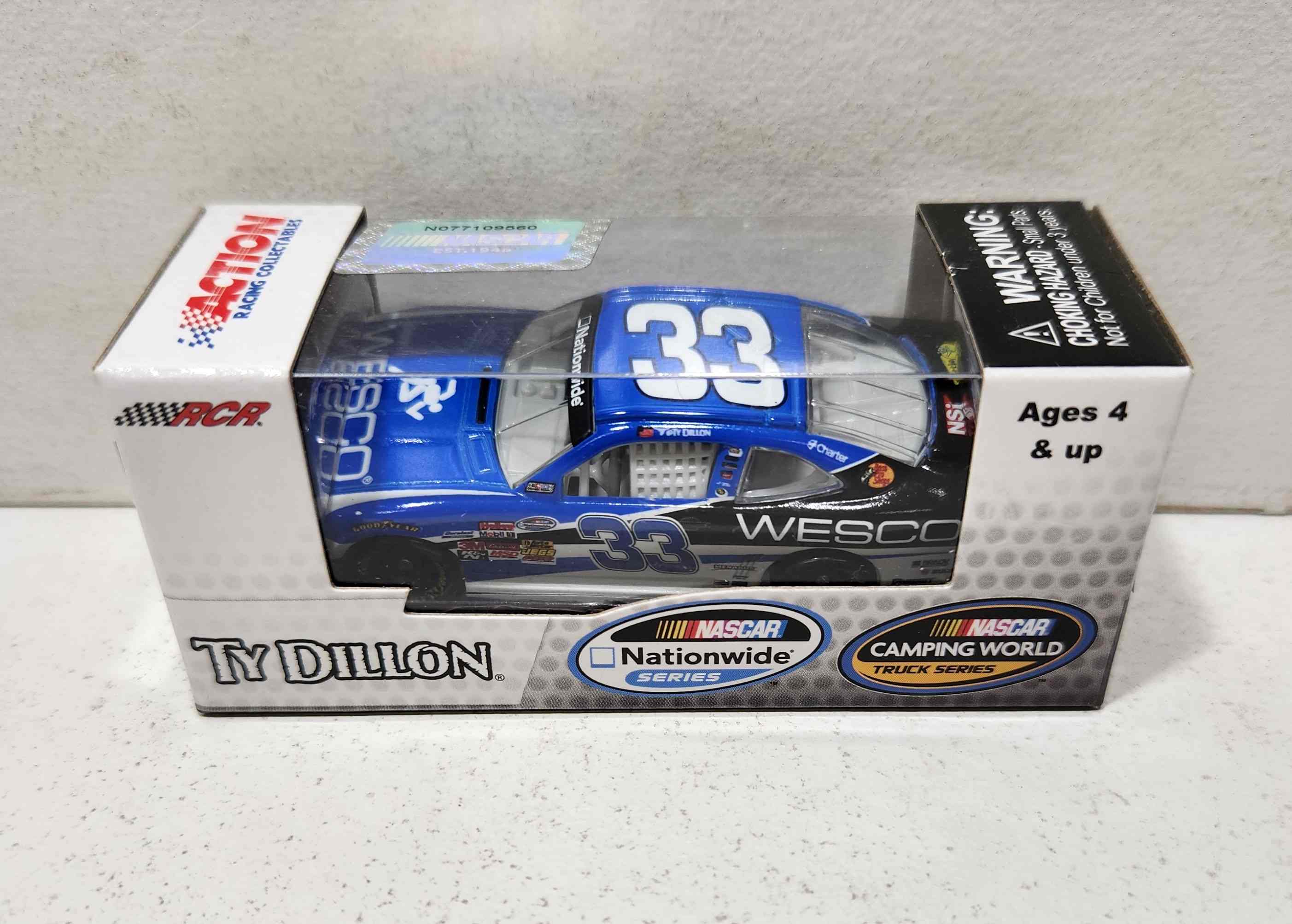 2013 Ty Dillon 1/64th WESCO "Nationwide Series" Pitstop Series Chevrolet SS