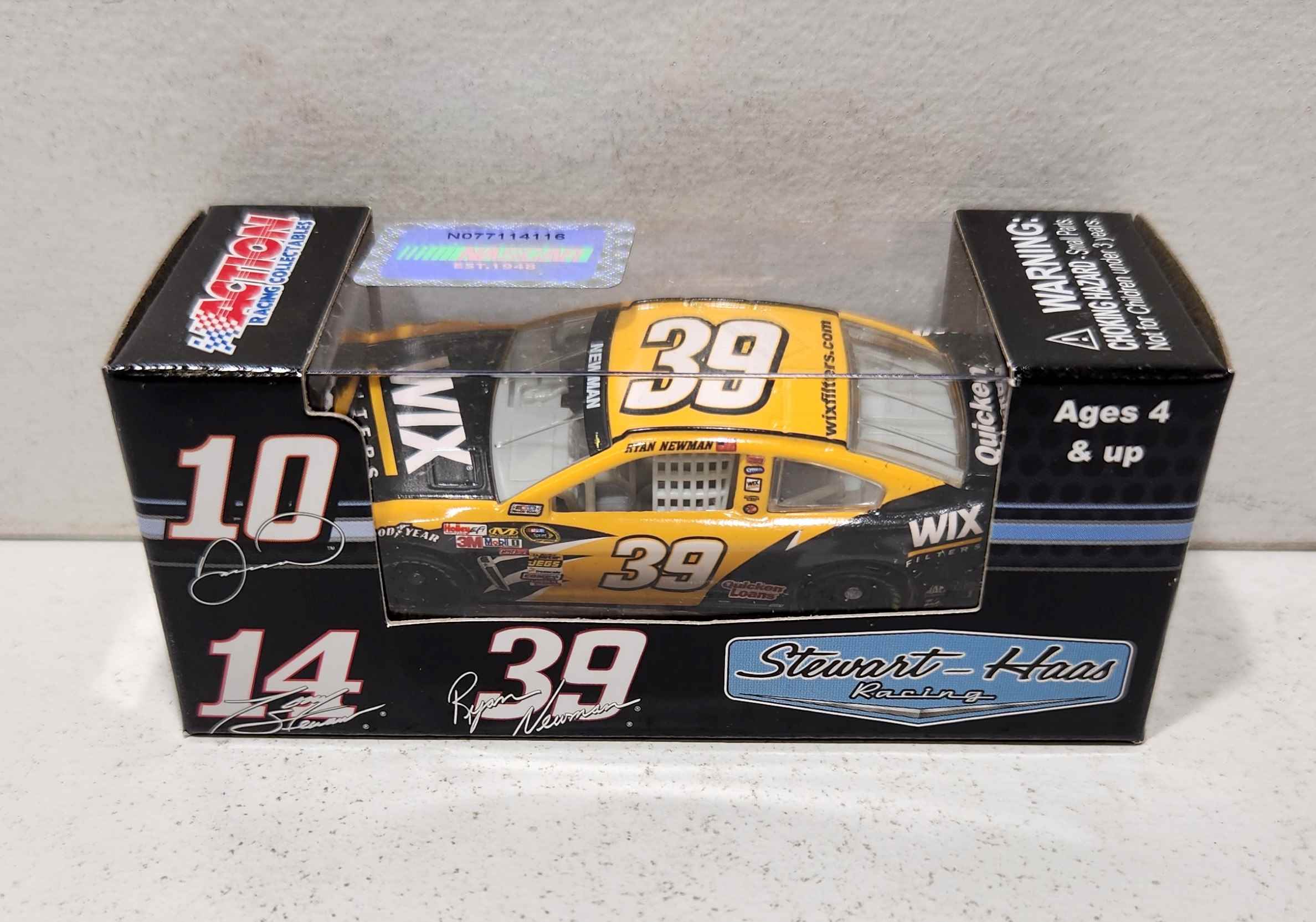 2013 Ryan Newman 1/64th WIX Filters Pitstop Series Chevrolet SS