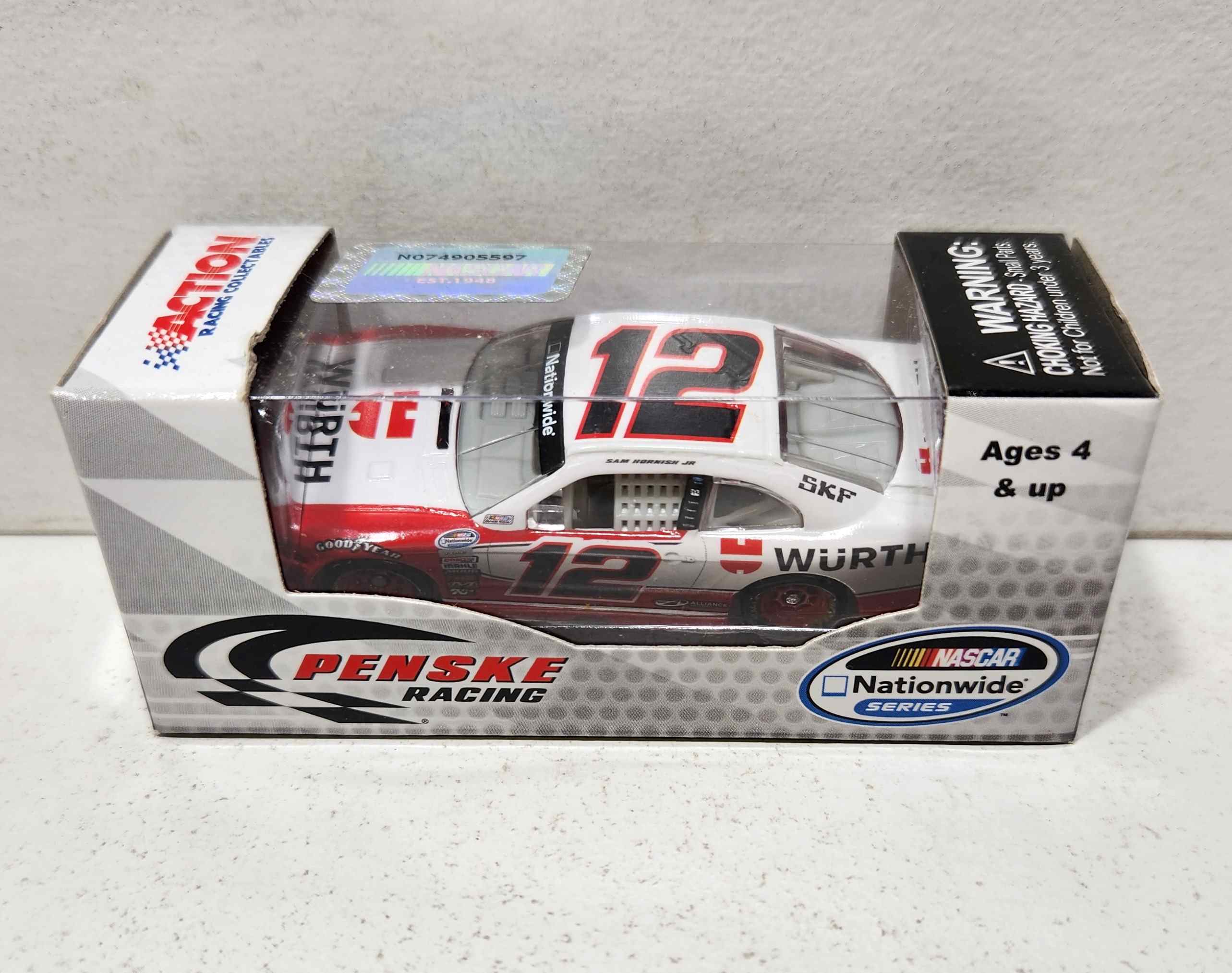 2013 Sam Hornish Jr 1/64th Wurth "Nationwide Series" Pitstop Series Mustang