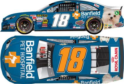 2014 Kyle Busch 1/64th Banfield Pet Hospital Pitstop Series car