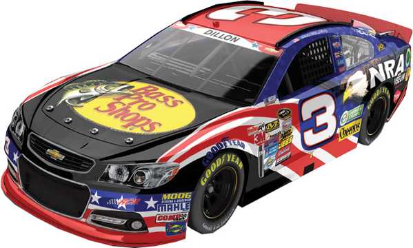 2014 Austin Dillon 1/24th Bass Pro Shops/NRA Museum "American Salute" Chevrolet SS