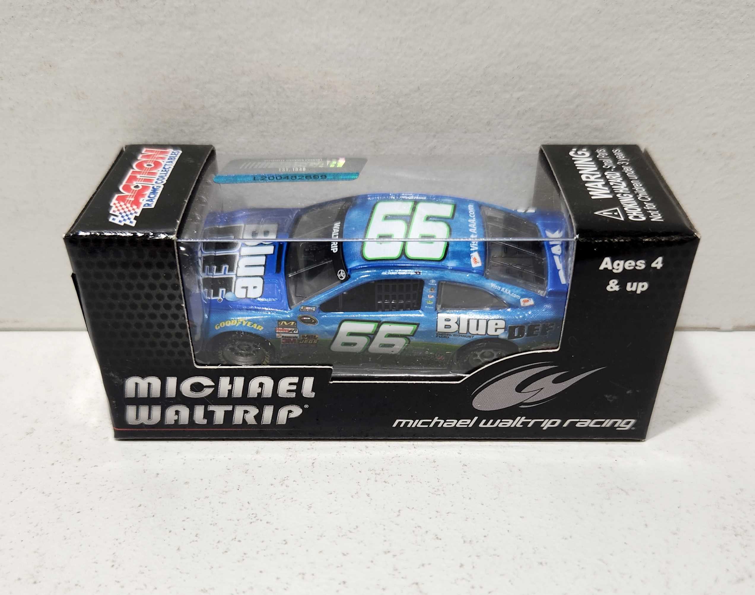 2014 Michael Waltrip 1/64th Blue DEF Pitstop Series Camry
