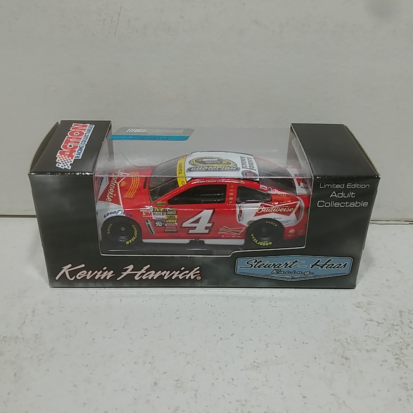 2014 Kevin Harvick 1/64th Budweiser "Sprint Cup Champion" Pitstop Series Chevrolet SS